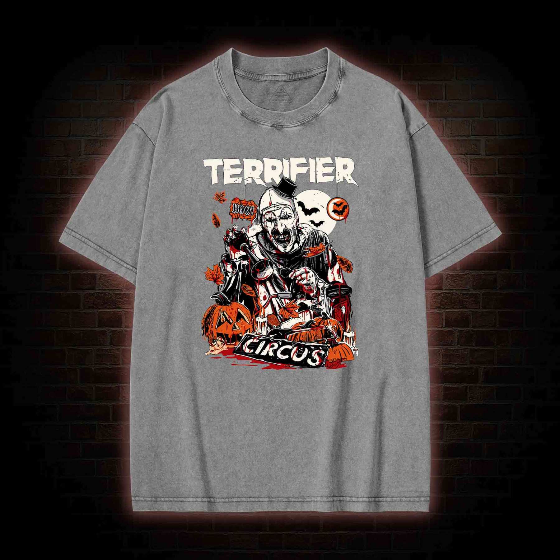 Terrifier Art the Clown Washed T-shirt