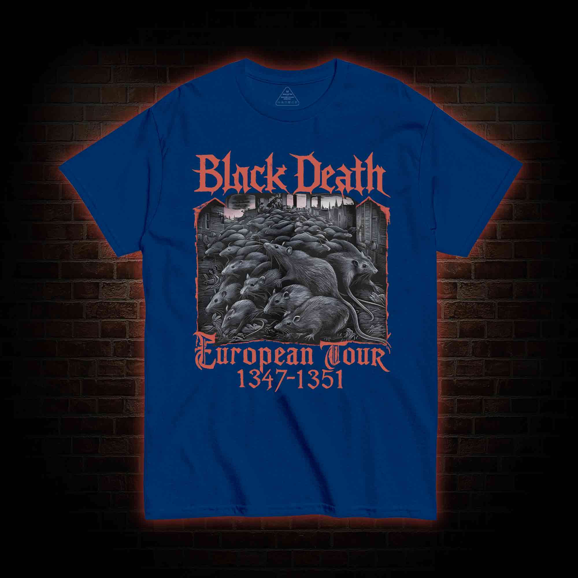 Vintage Black Death European Tour T-shirt