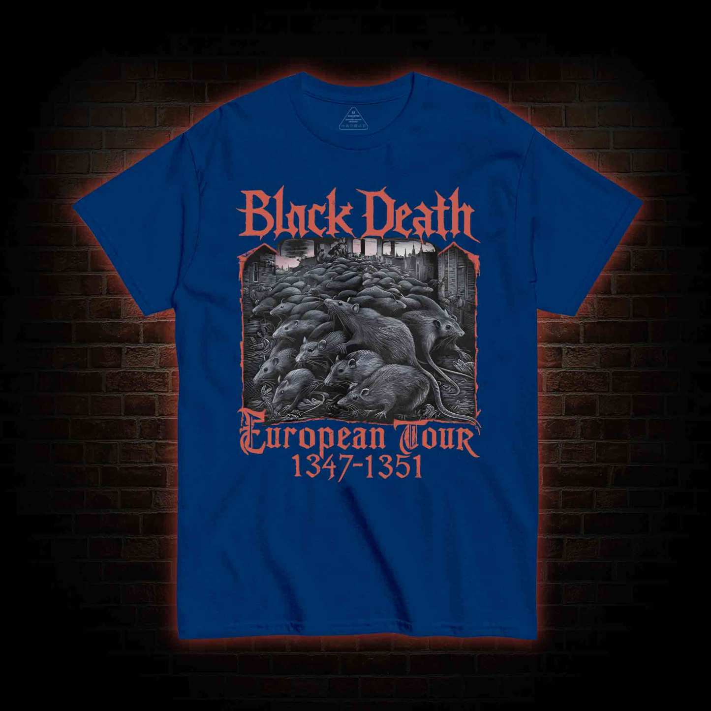 Vintage Black Death European Tour T-shirt