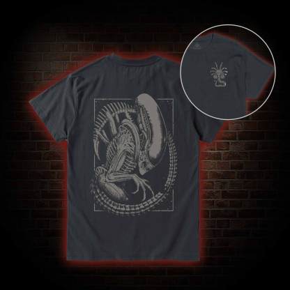 Alien Vintage Back Print T-Shirt