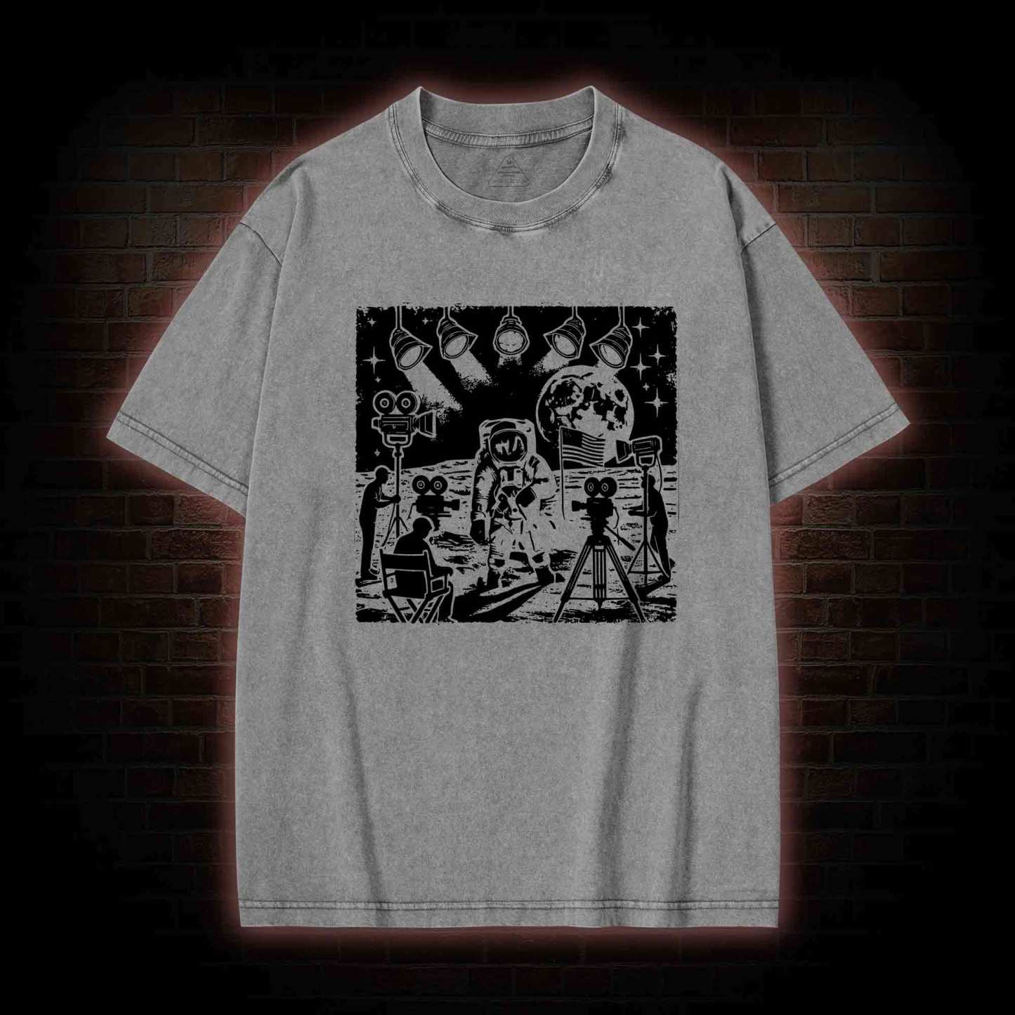 Moon Landing Washed T-shirt