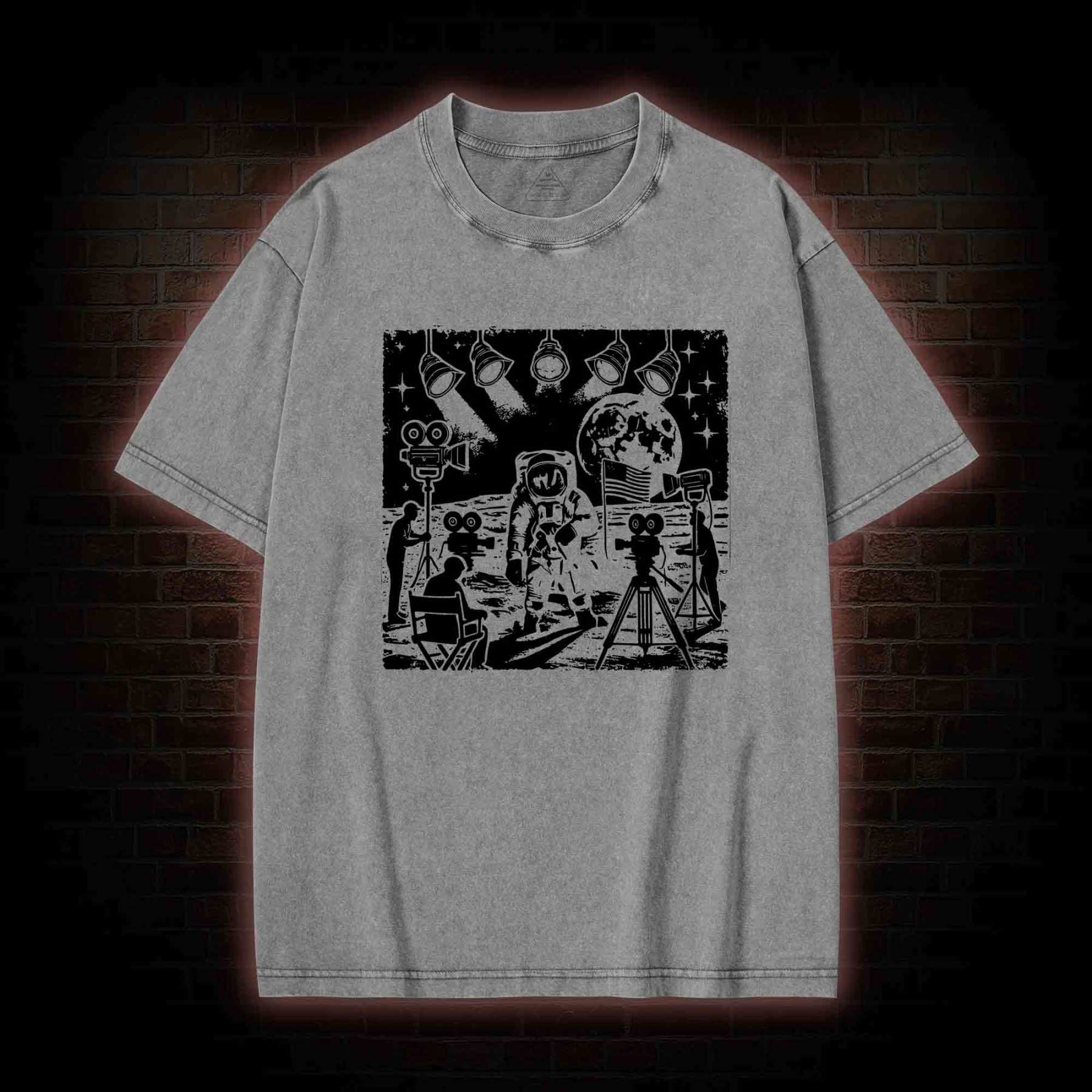 Moon Landing Washed T-shirt