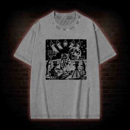Moon Landing Washed T-shirt