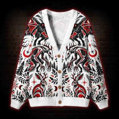 Cryptid Gathering Cardigan Sweater