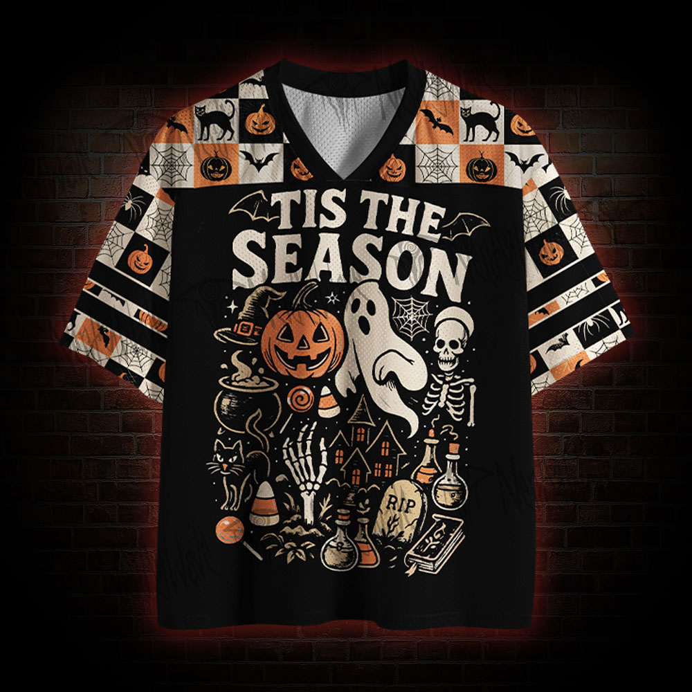 Halloween To Be Spooky Mesh Jersey