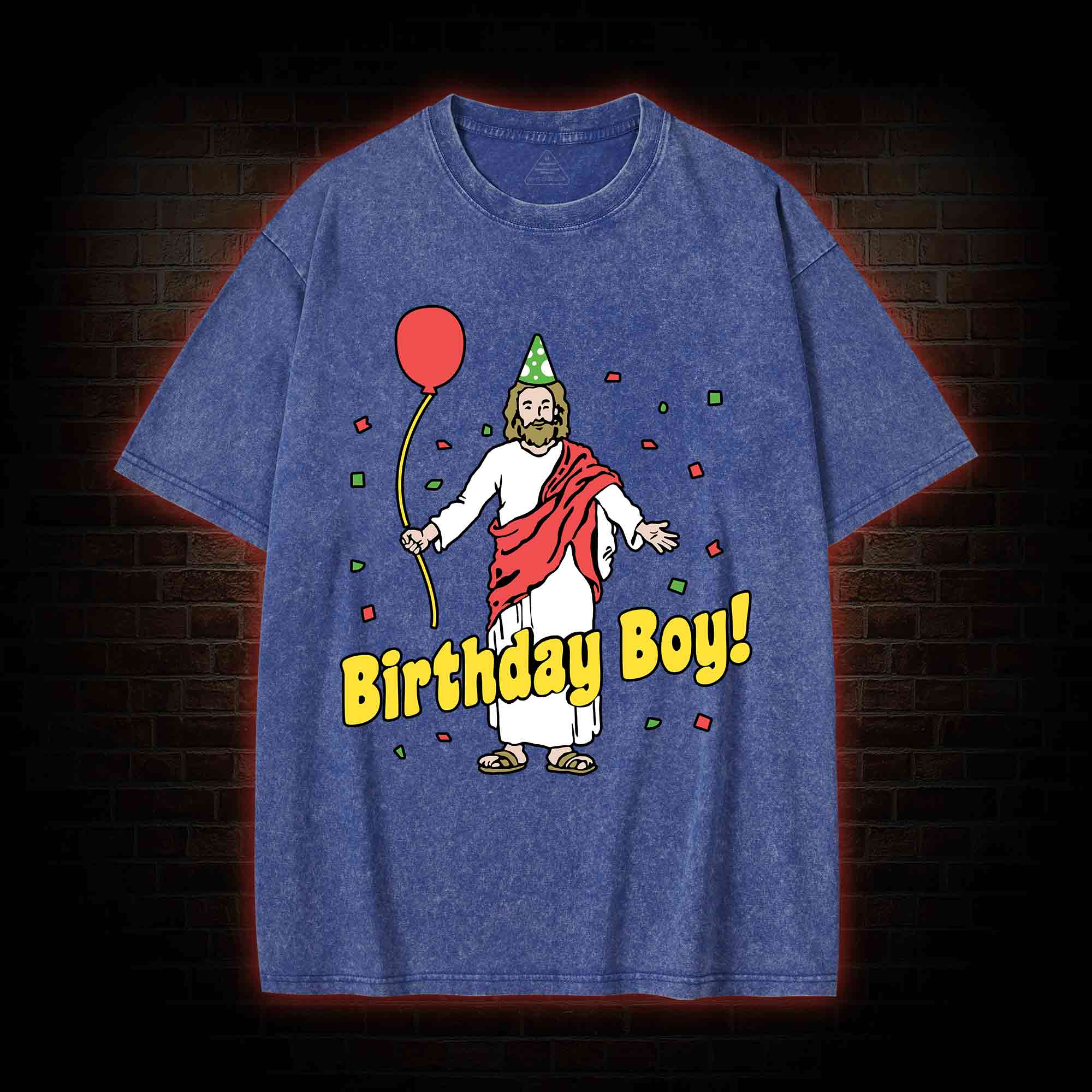 Birthday Boy Washed T-shirt