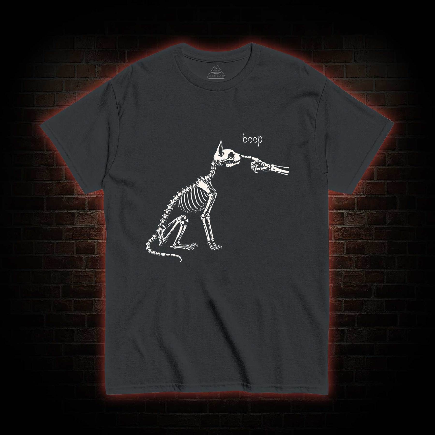 Skeleto Cat Boop T-shirt