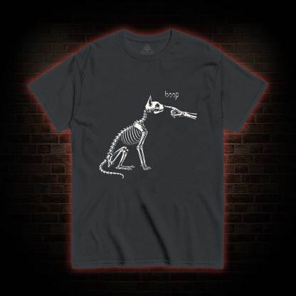 Skeleto Cat Boop T-shirt