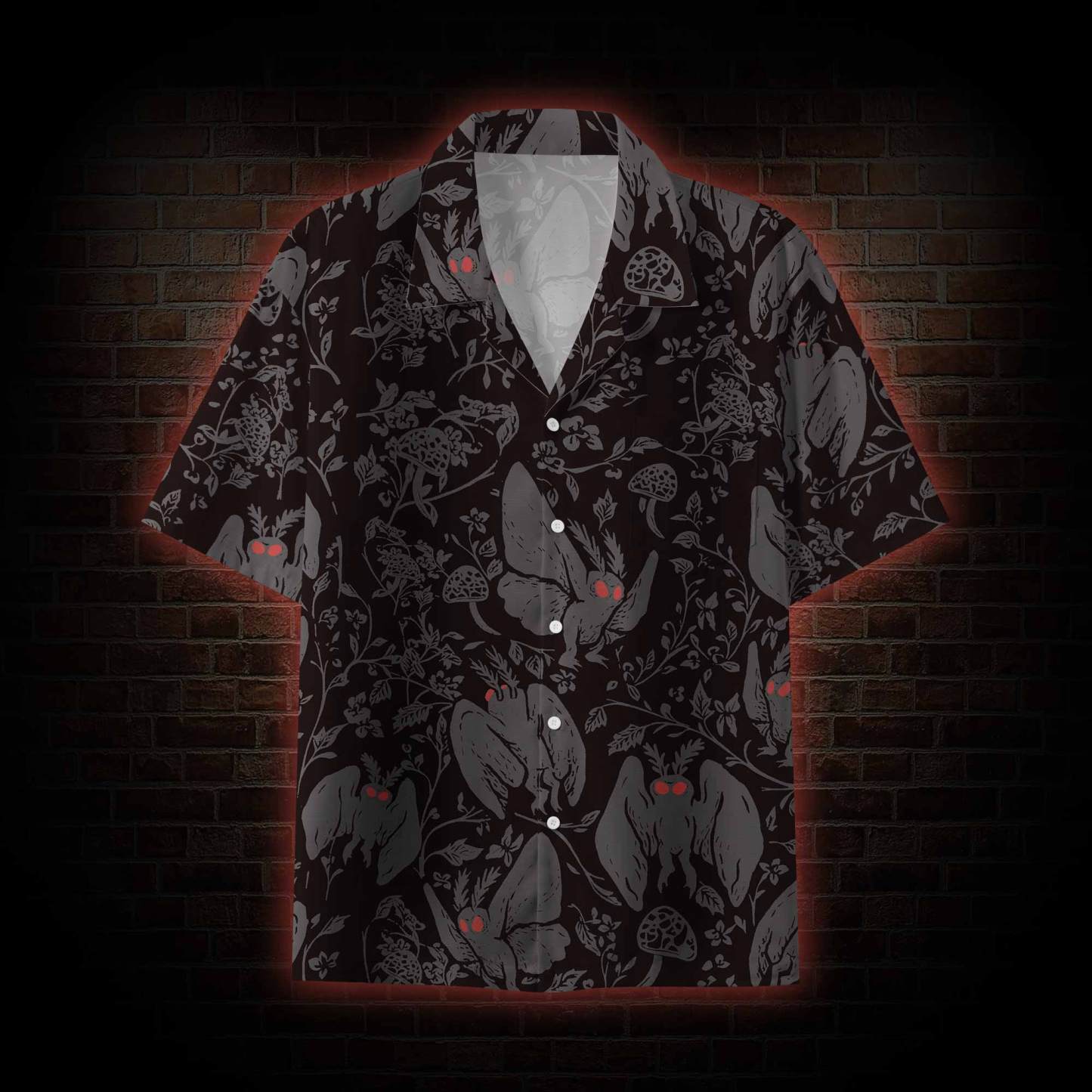 Mothman in the Jungle Hawaiian Shirt
