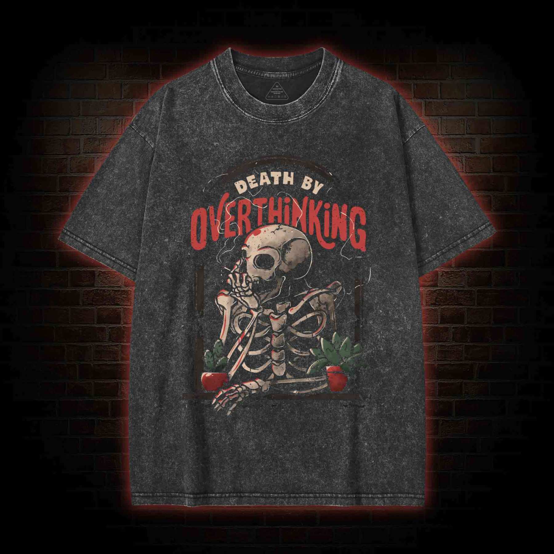 Death By Overthinking Washed T-shirt
