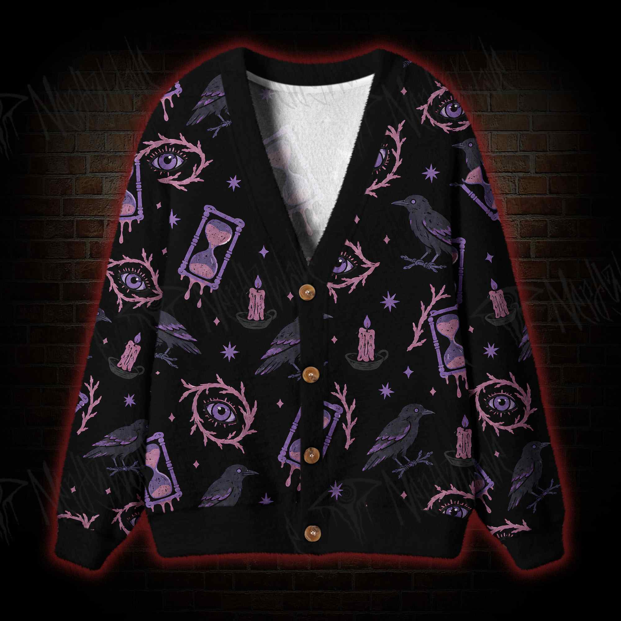 Violet Raven Cardigan Sweater