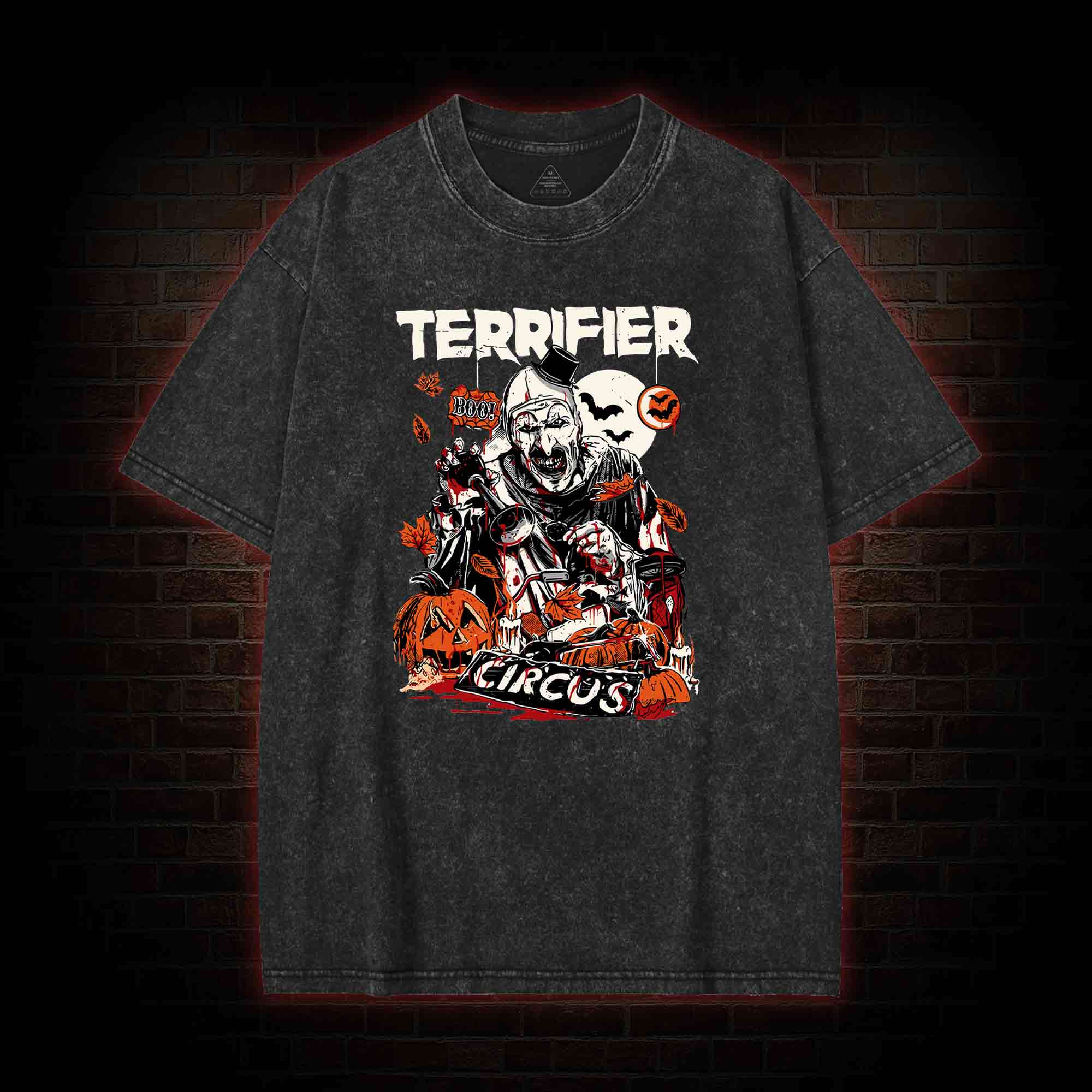 Terrifier Art the Clown Washed T-shirt