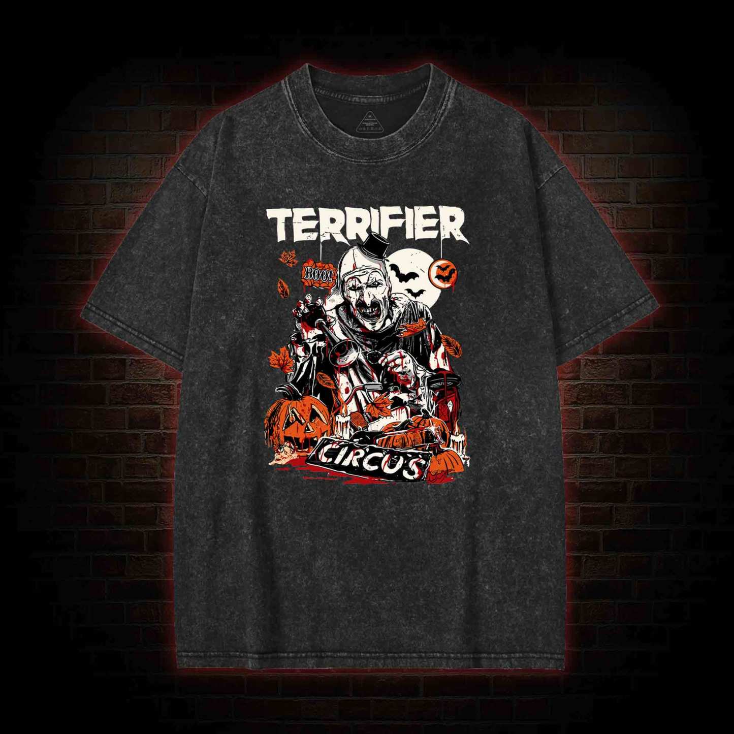 Terrifier Art the Clown Washed T-shirt