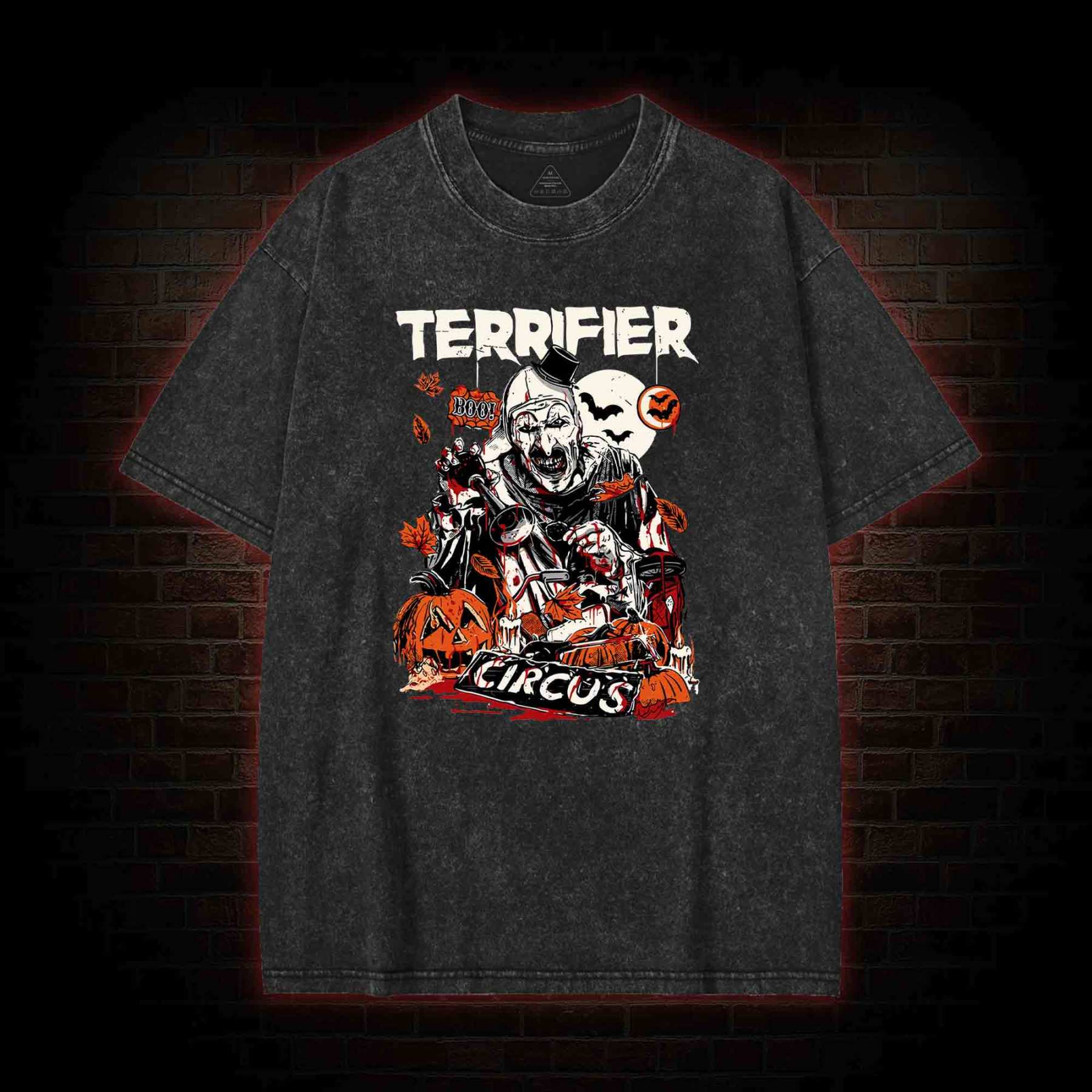 Terrifier Art the Clown Washed T-shirt