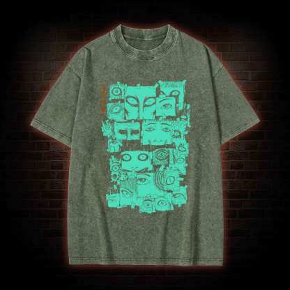 Eyes Of Horror Washed T-shirt