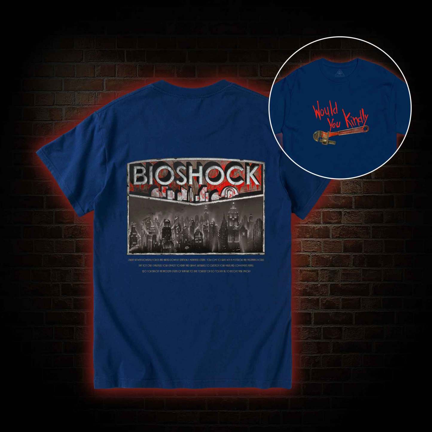 Would You Kindly Back Print T-shirt