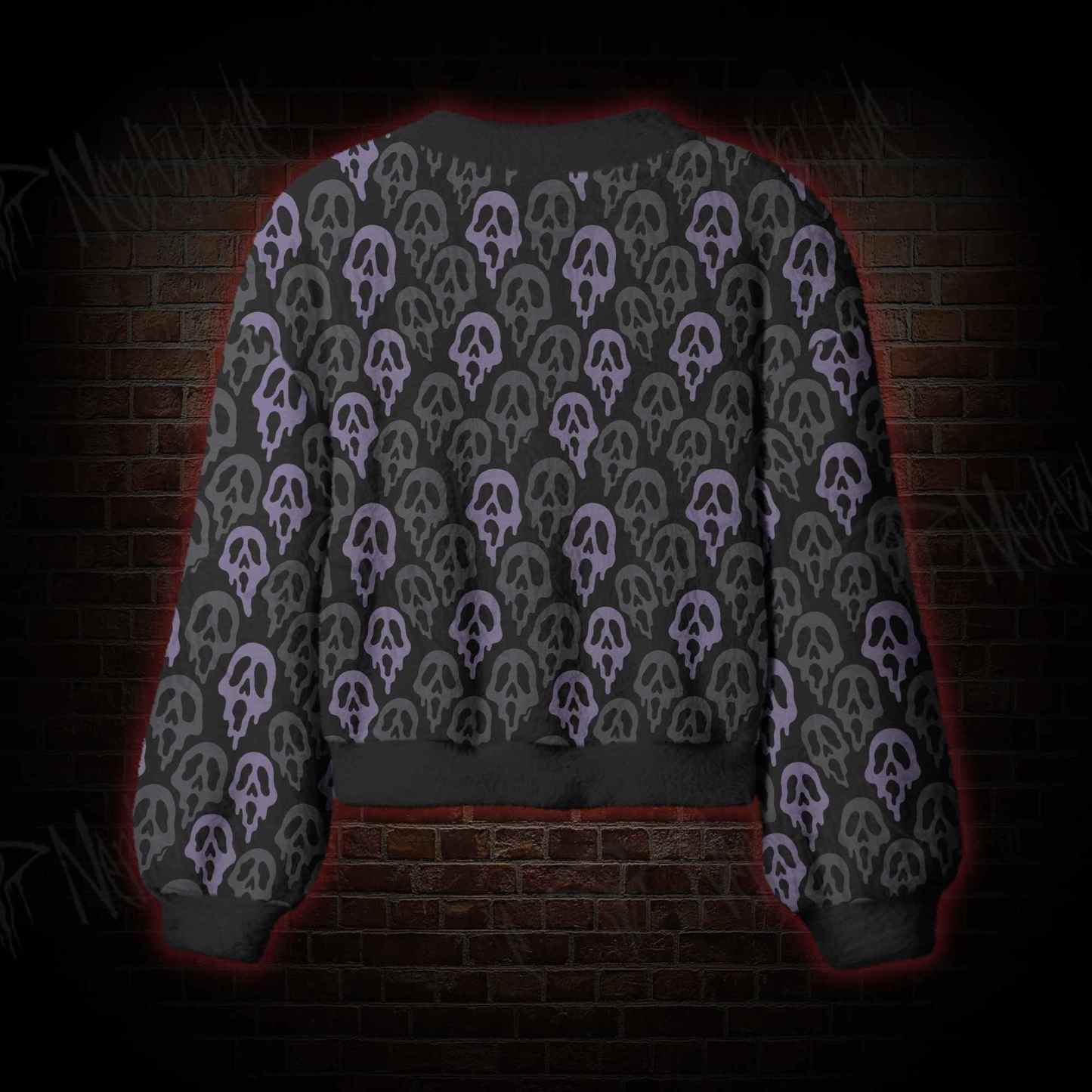 Melting Scream Women's Cardigan Sweater