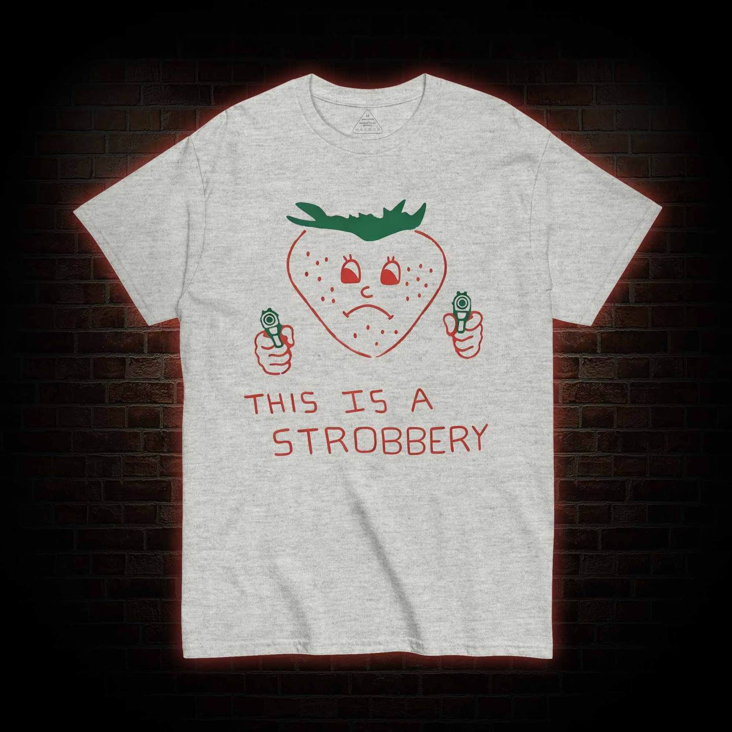 This is a Strobbery T-shirt