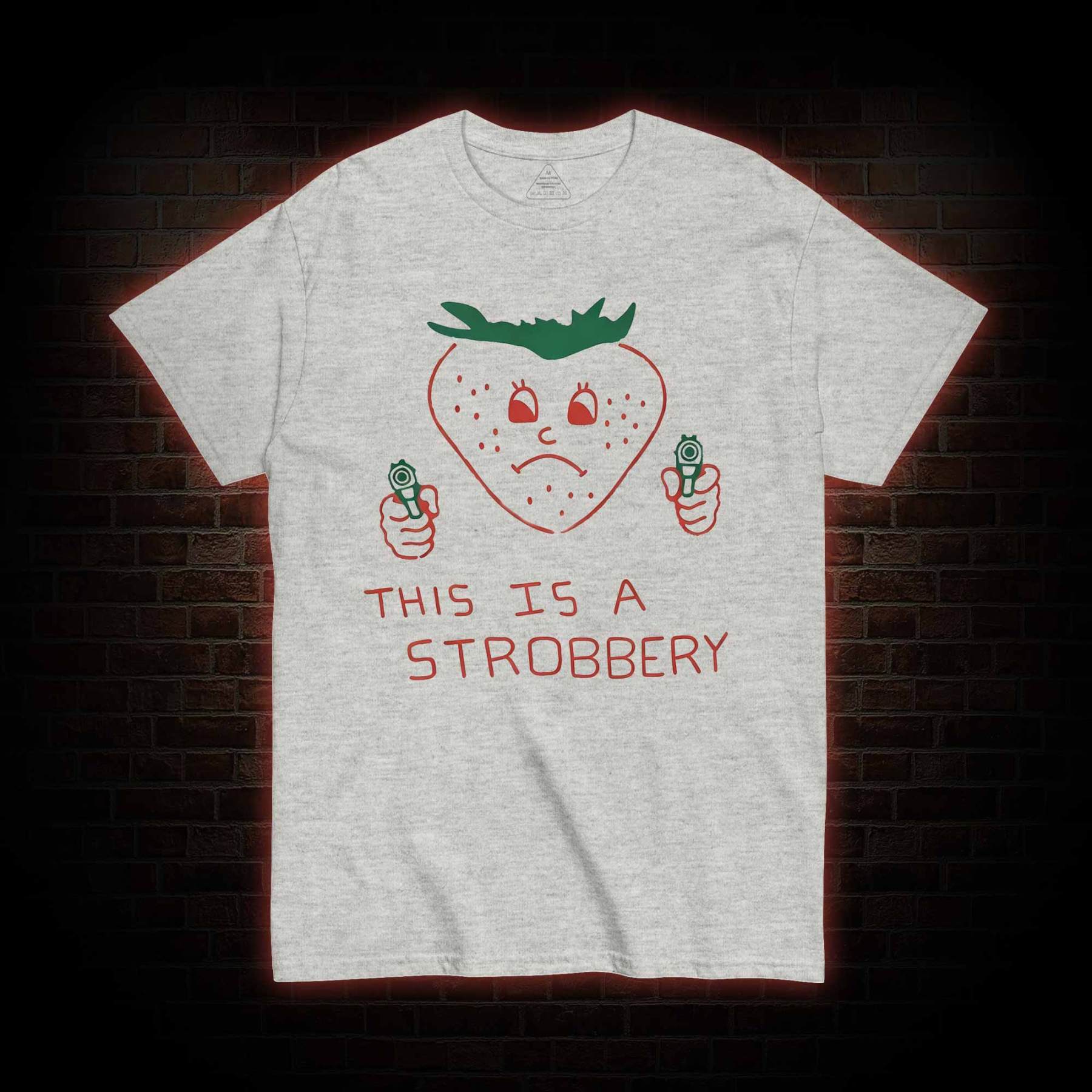 This is a Strobbery T-shirt