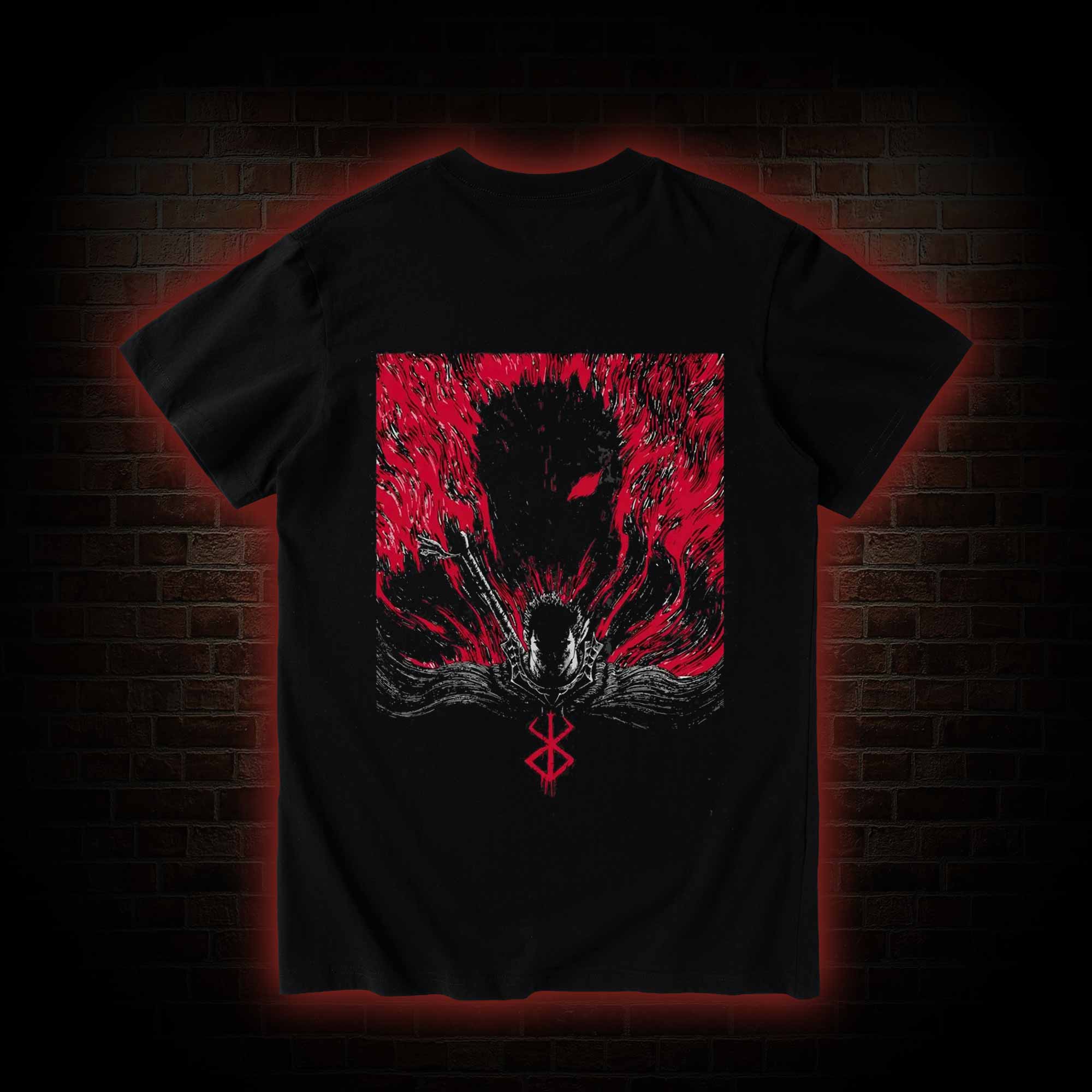 3303 Back Print T-Shirt