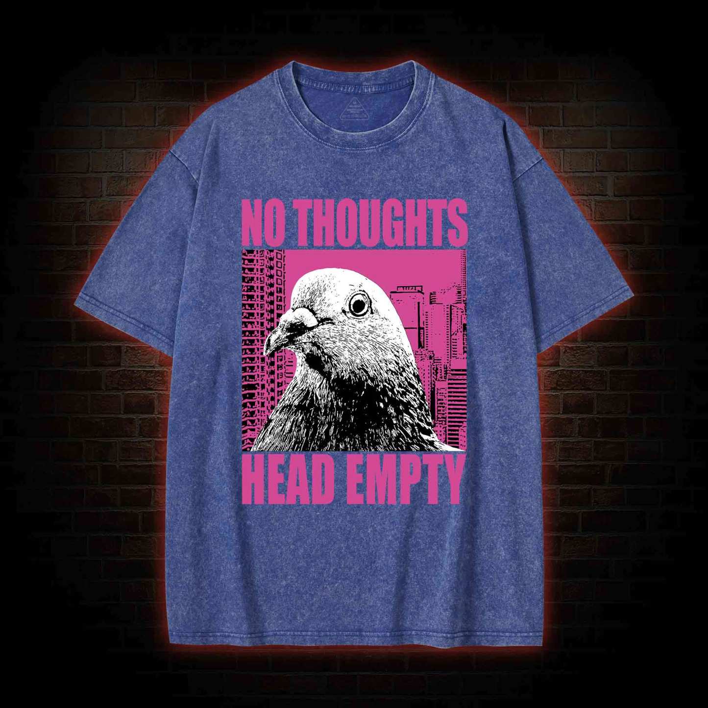 No Thoughts Head Empty Washed T-shirt