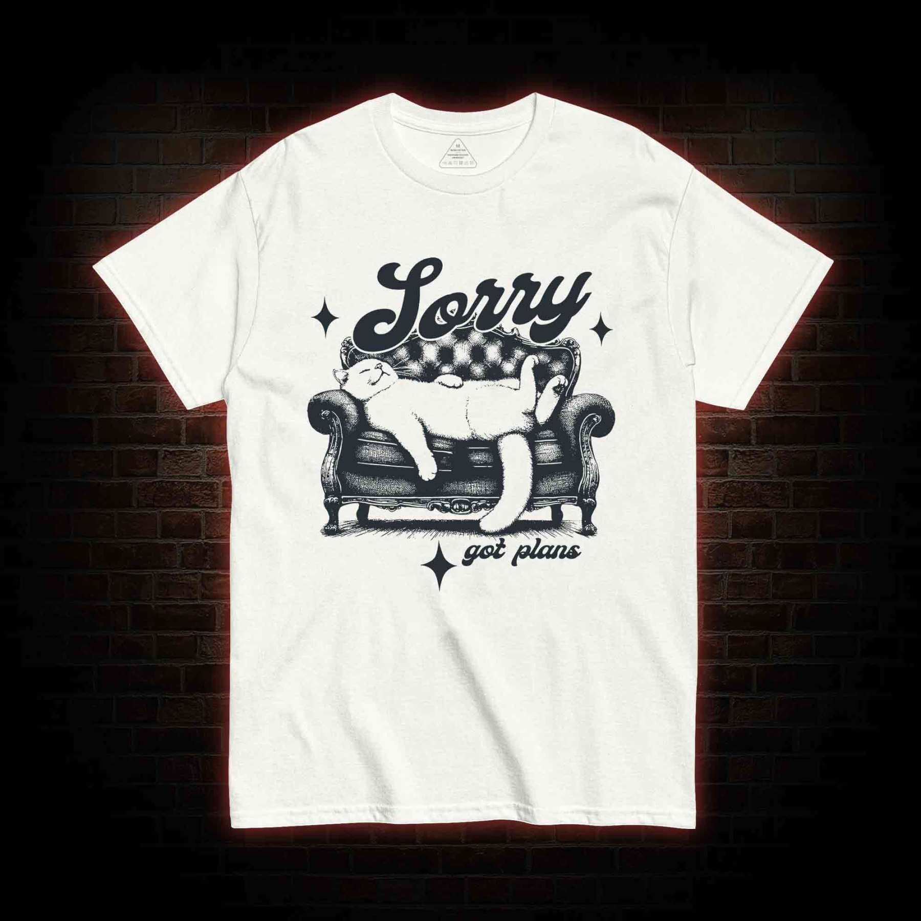 Sorry Got Plan T-shirt