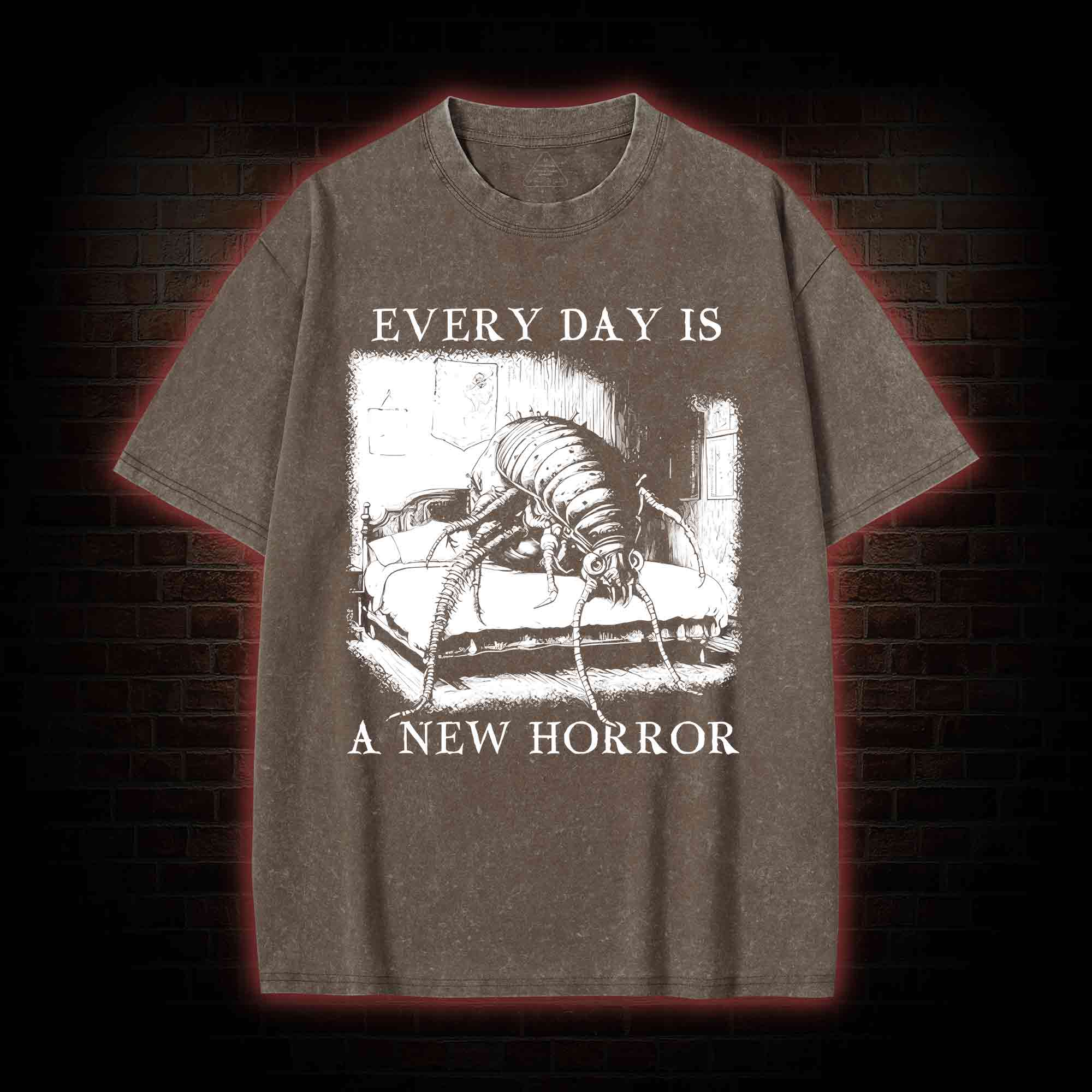 Every Day Is A New Horror Washed T-shirt