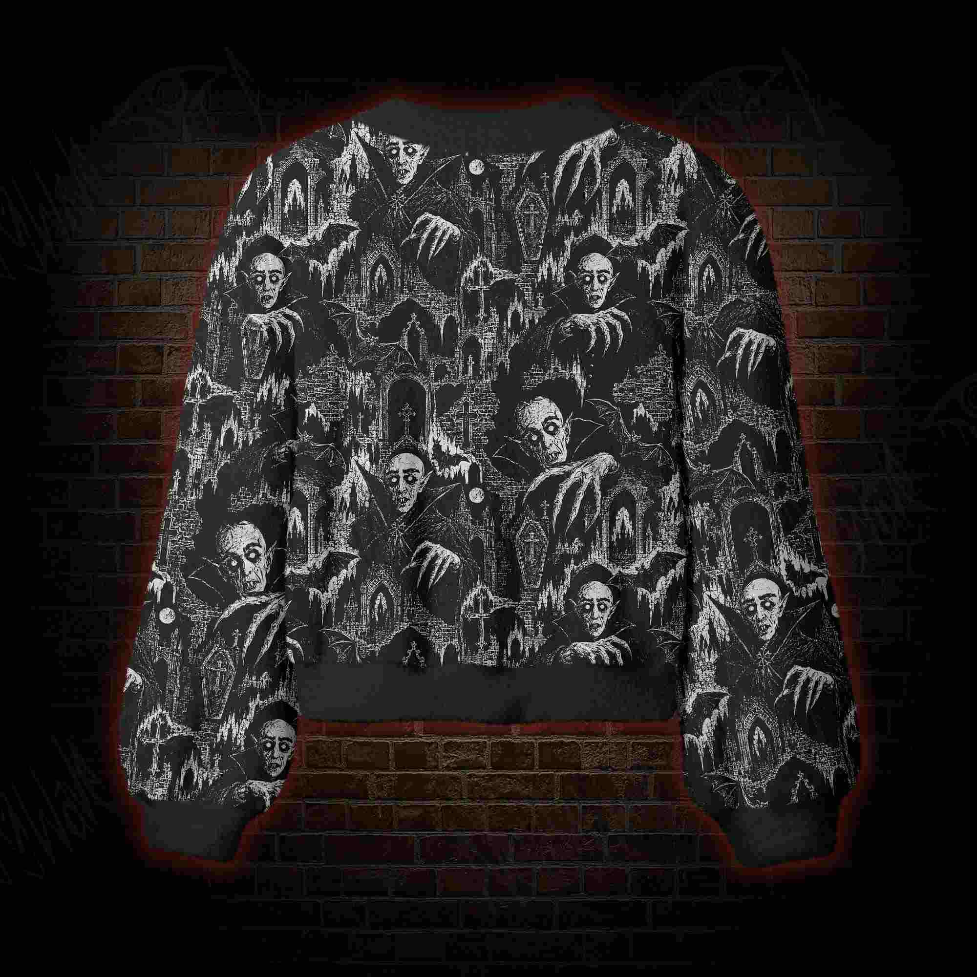 Nosferatu Nights Women's Cardigan Sweater