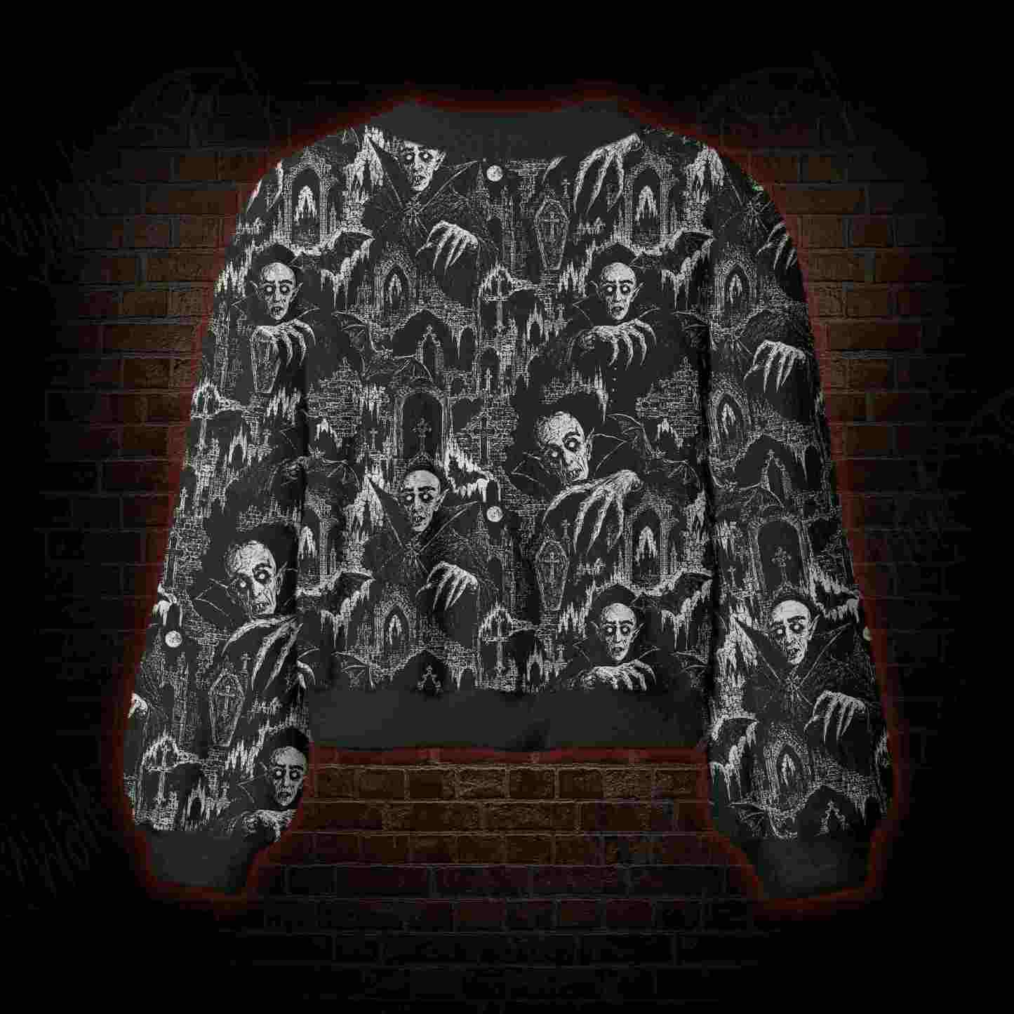 Nosferatu Nights Women's Cardigan Sweater