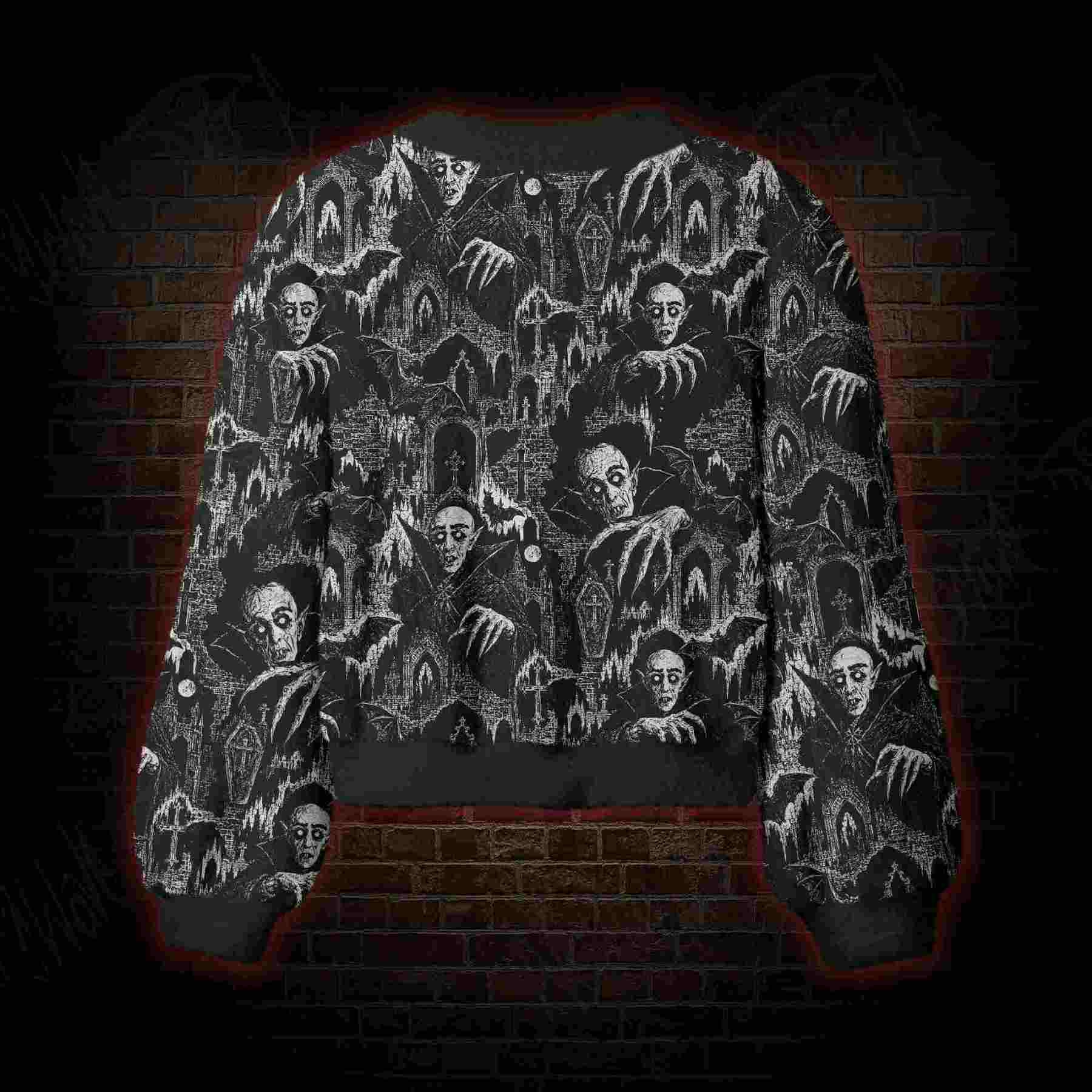 Nosferatu Nights Women's Cardigan Sweater