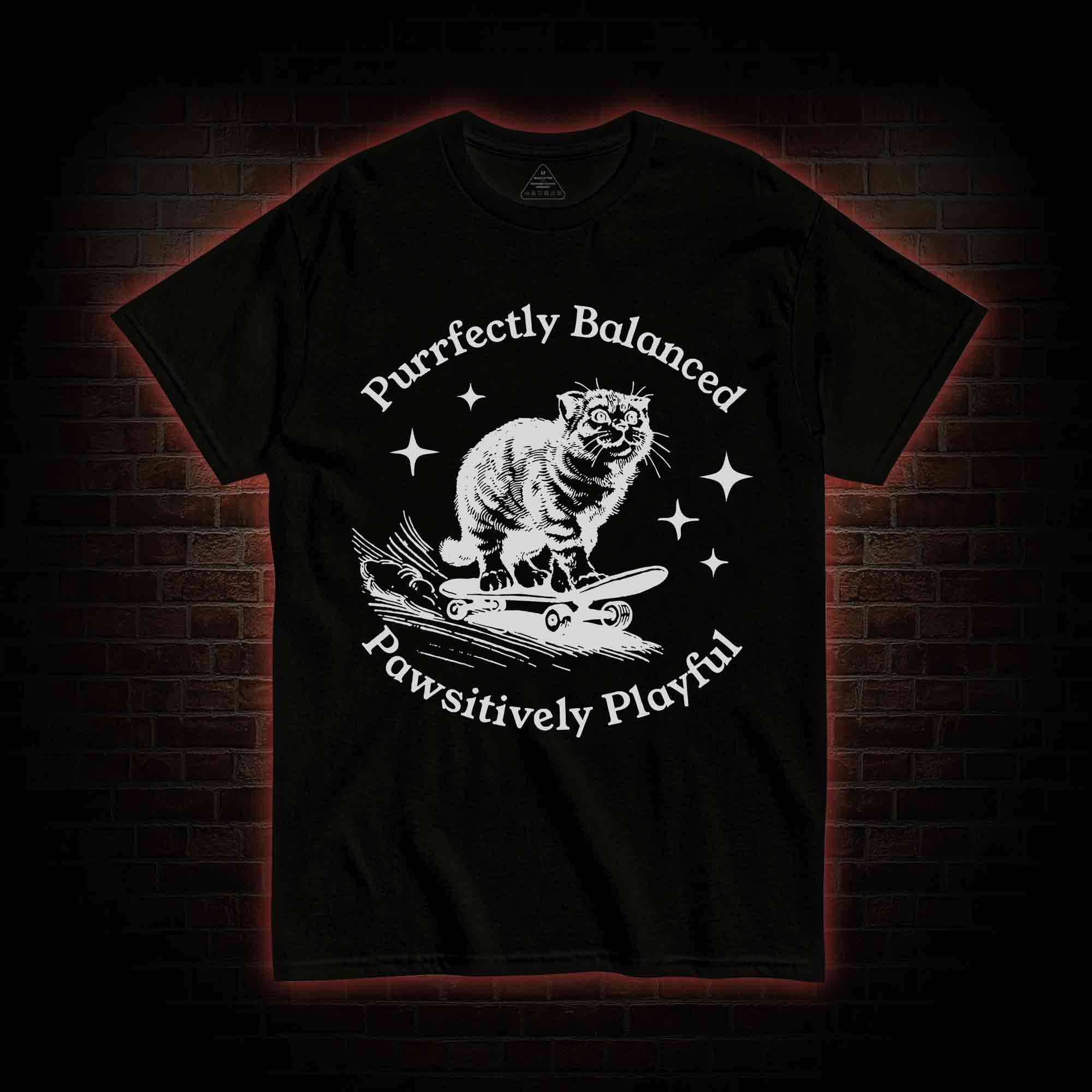 Purrfectly Balanced T-shirt