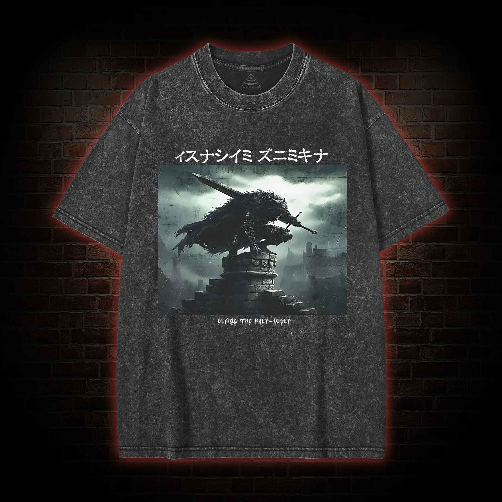 The Half-wolf Washed T-shirt