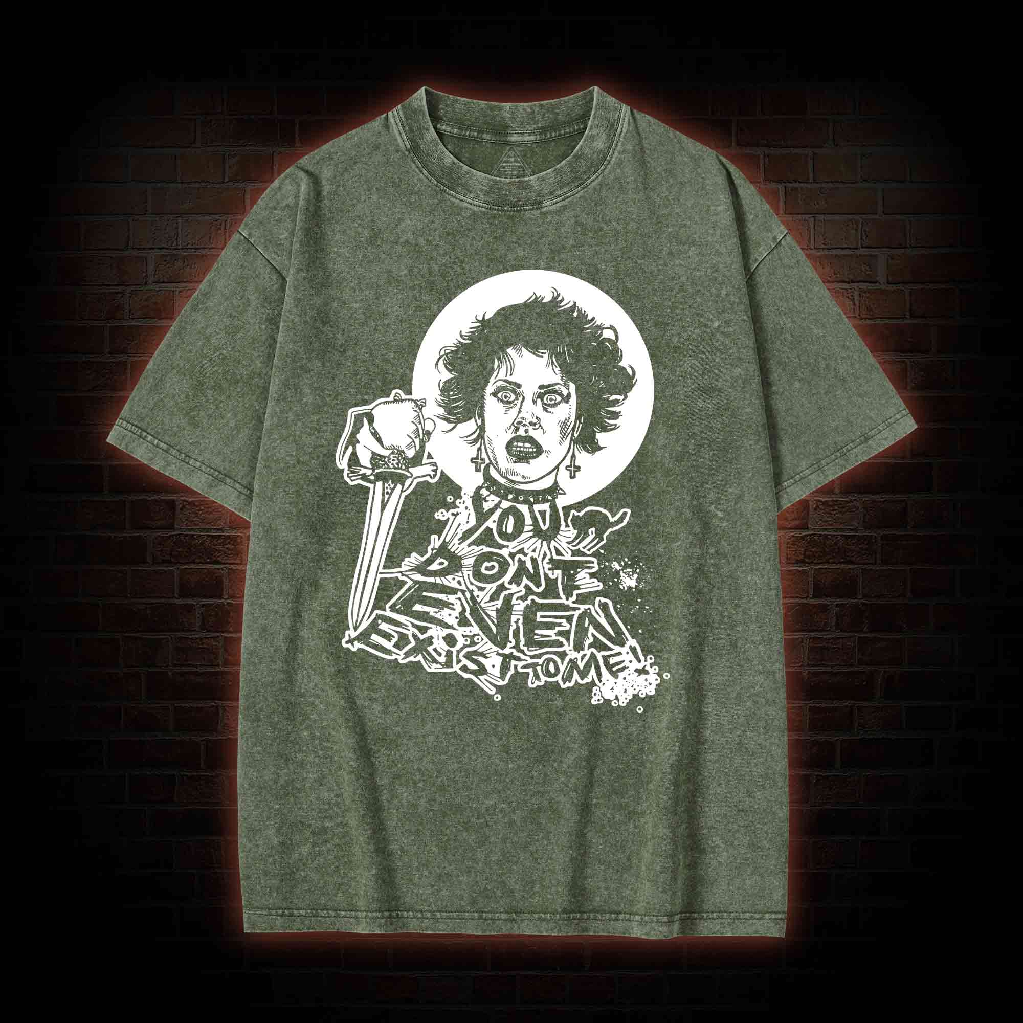 You Don't Even Exist To Me Washed T-shirt