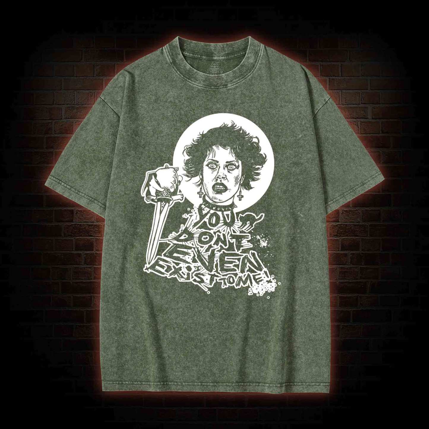 You Don't Even Exist To Me Washed T-shirt