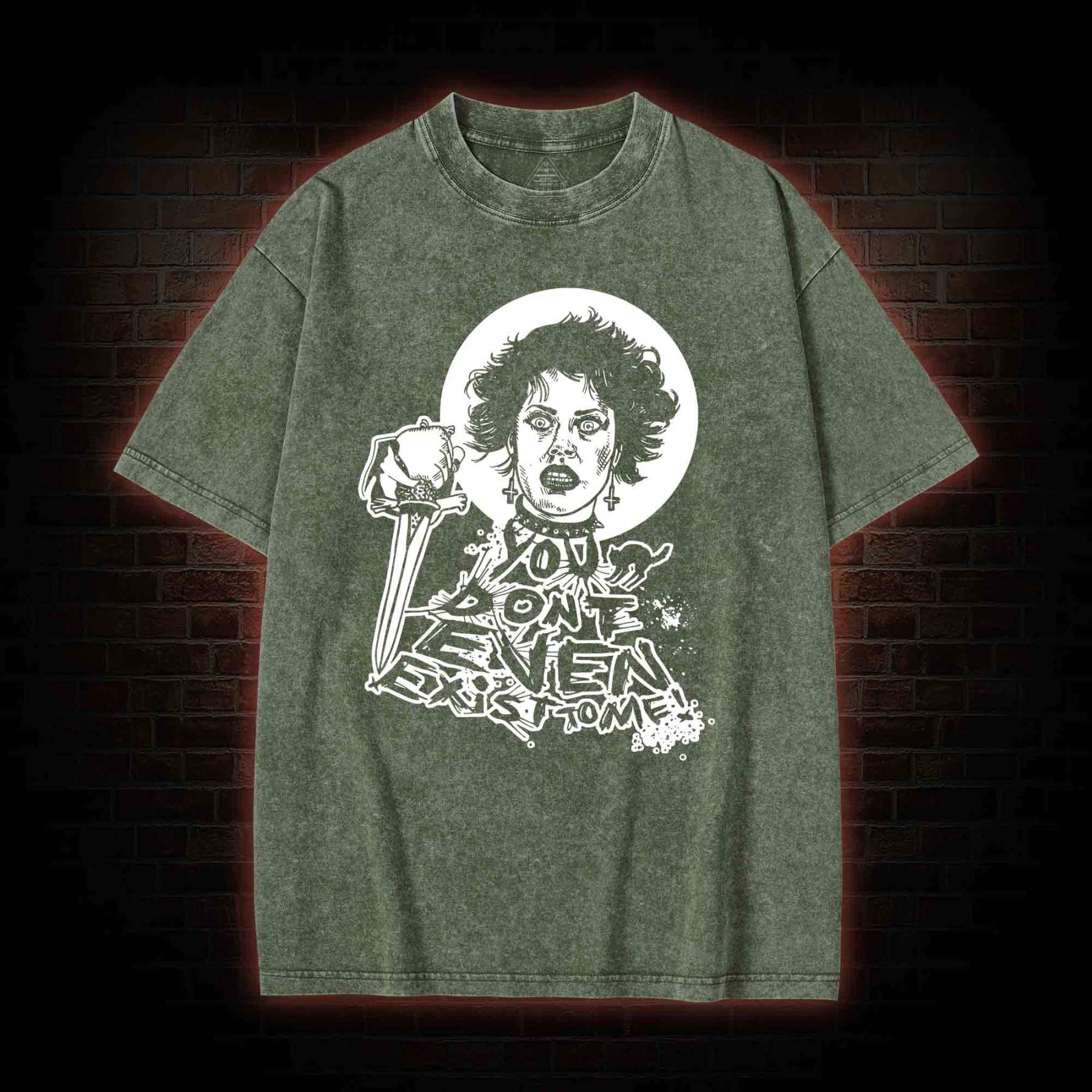 You Don't Even Exist To Me Washed T-shirt