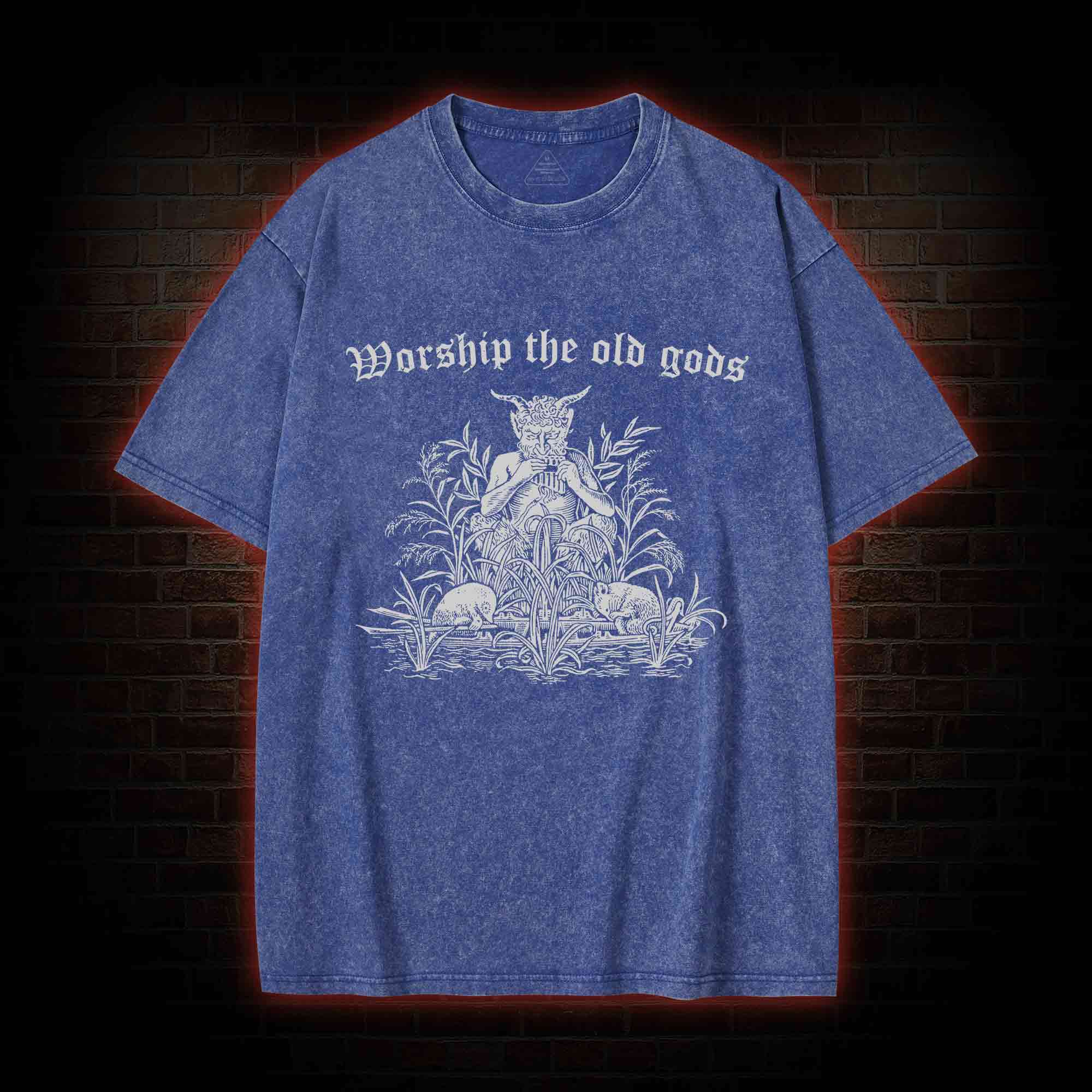 Worship The Old Gods Washed T-shirt
