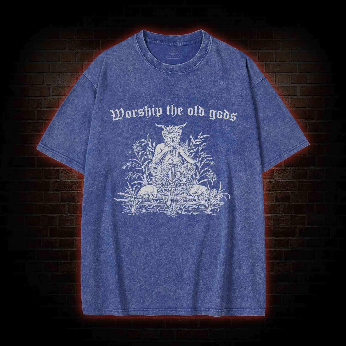 Worship The Old Gods Washed T-shirt