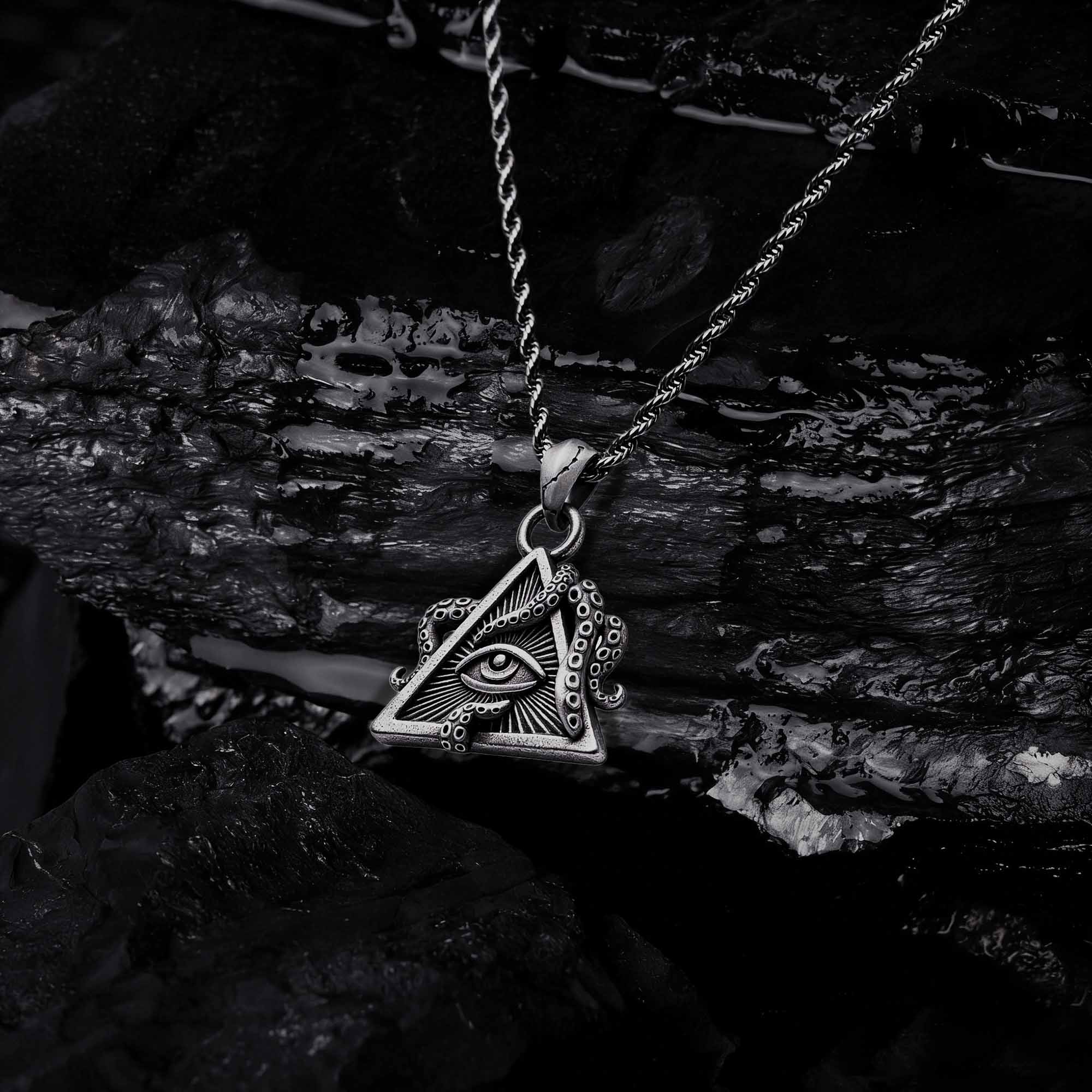 Eye of the Abyss Sculptural Necklace