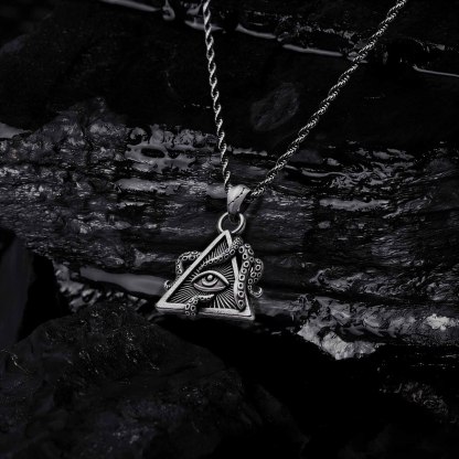 Eye of the Abyss Sculptural Necklace