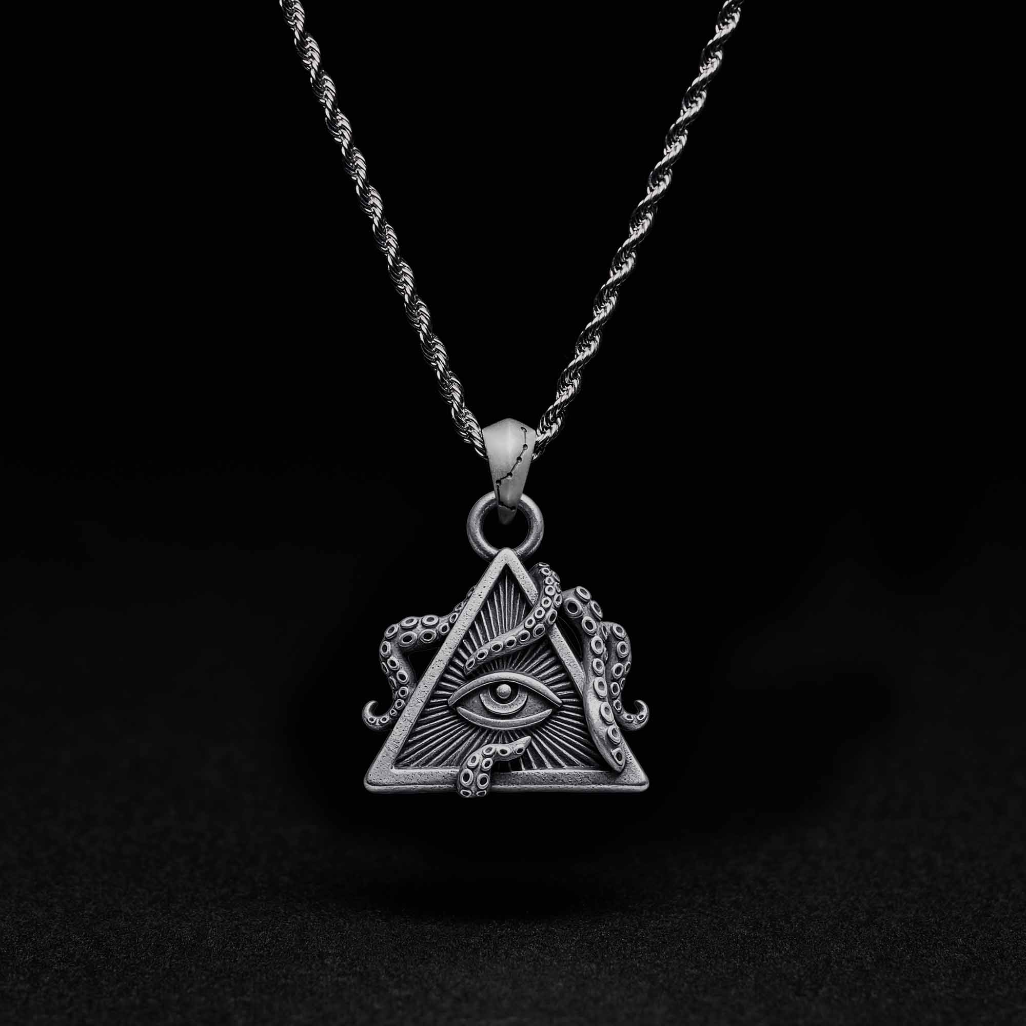 Eye of the Abyss Sculptural Necklace