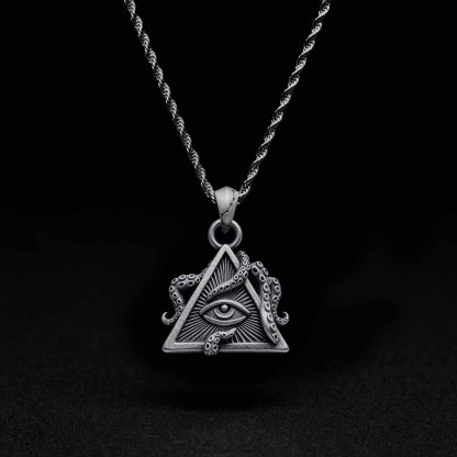 Eye of the Abyss Sculptural Necklace