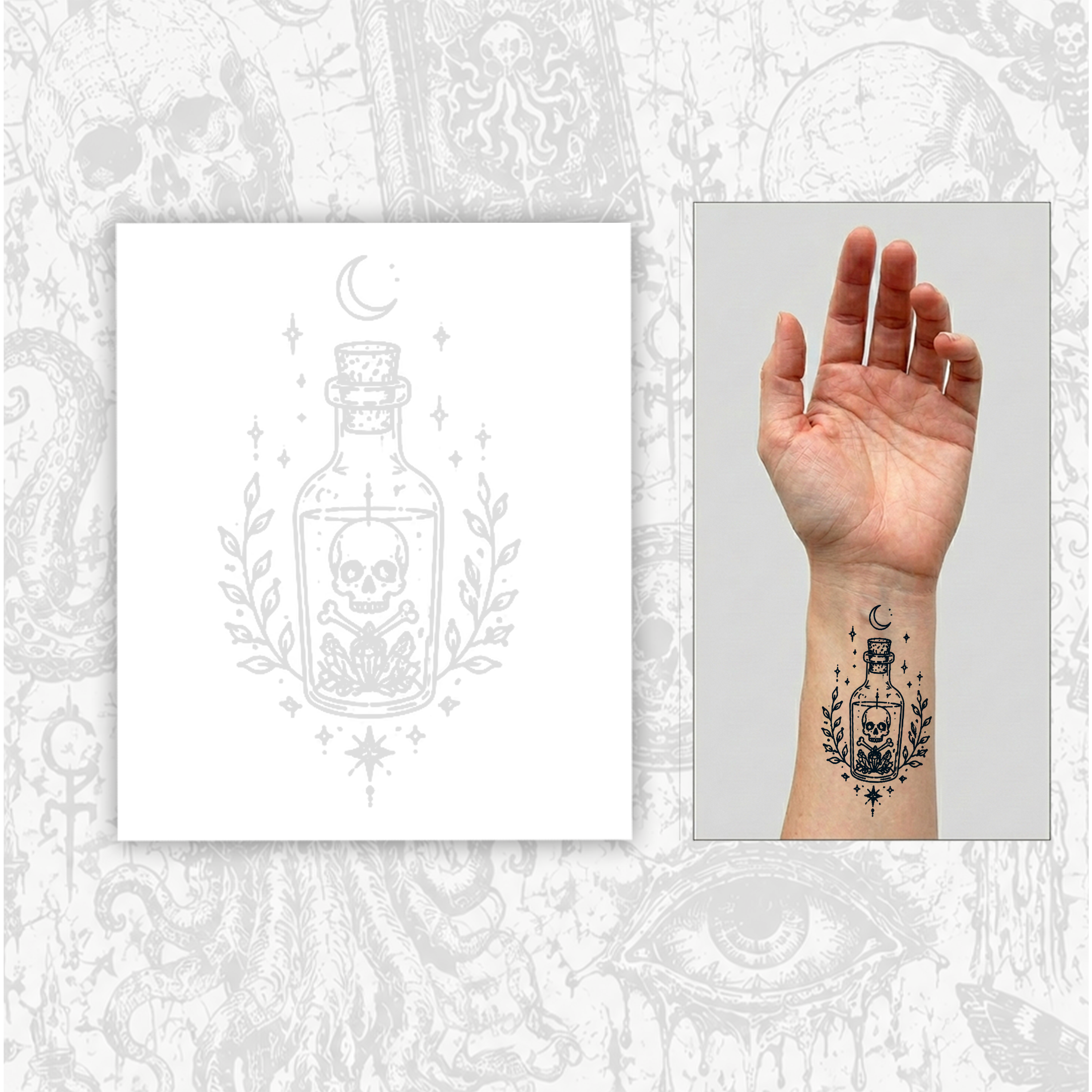 Magic Poison Temporary Tattoo