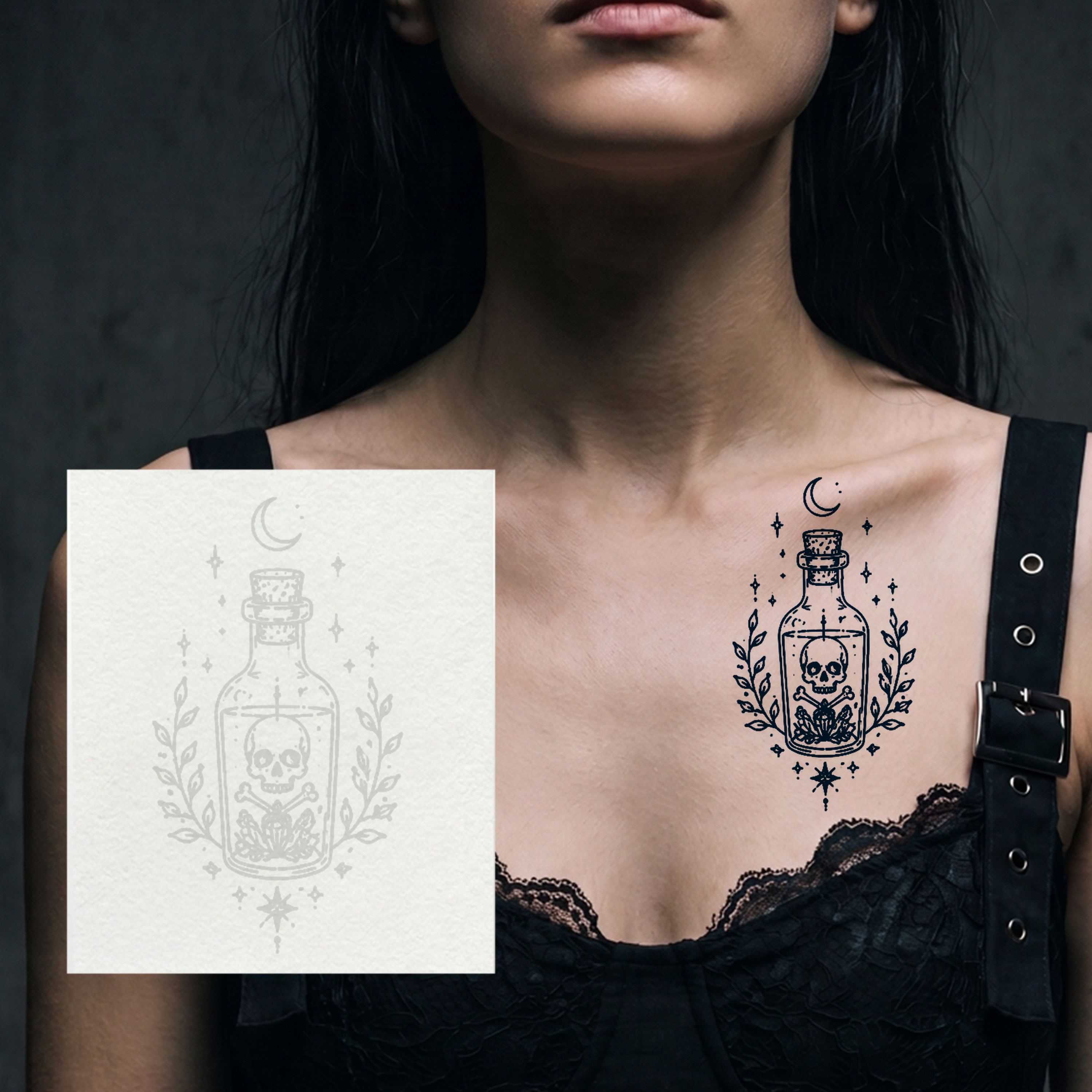 Magic Poison Temporary Tattoo