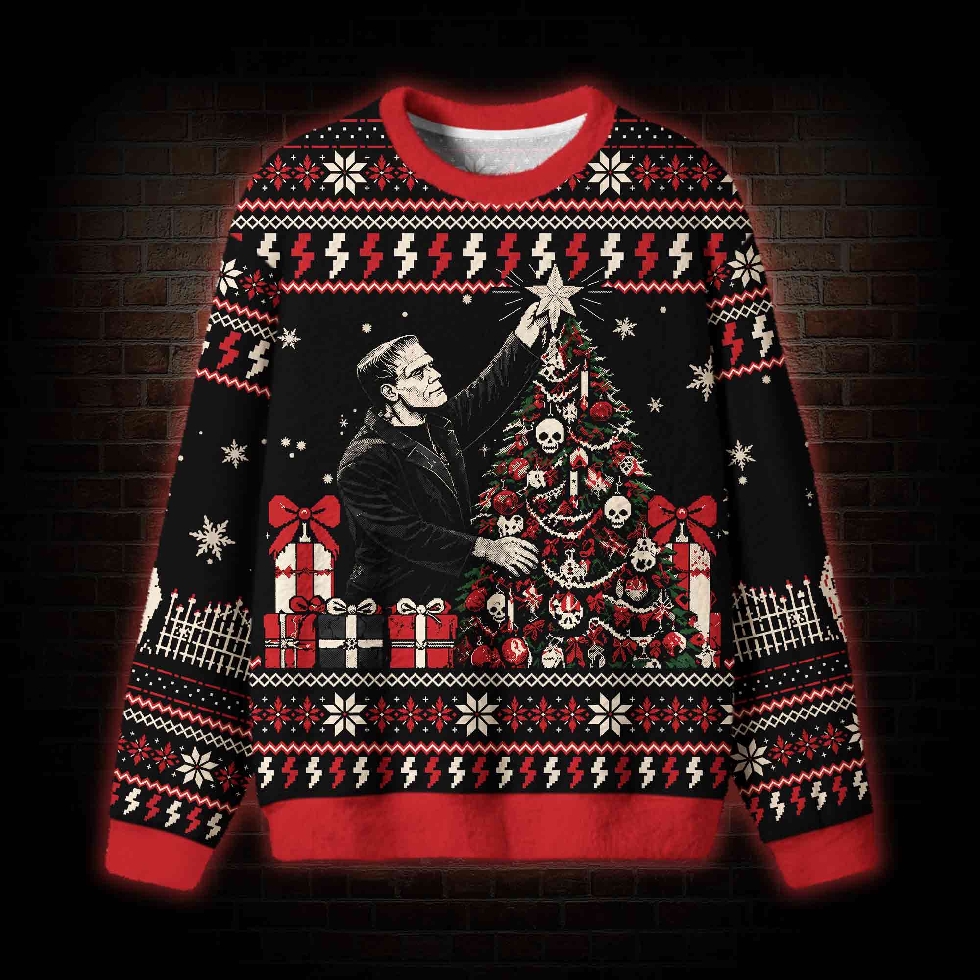  Gothic Monster Christmas Ugly Sweatshirts