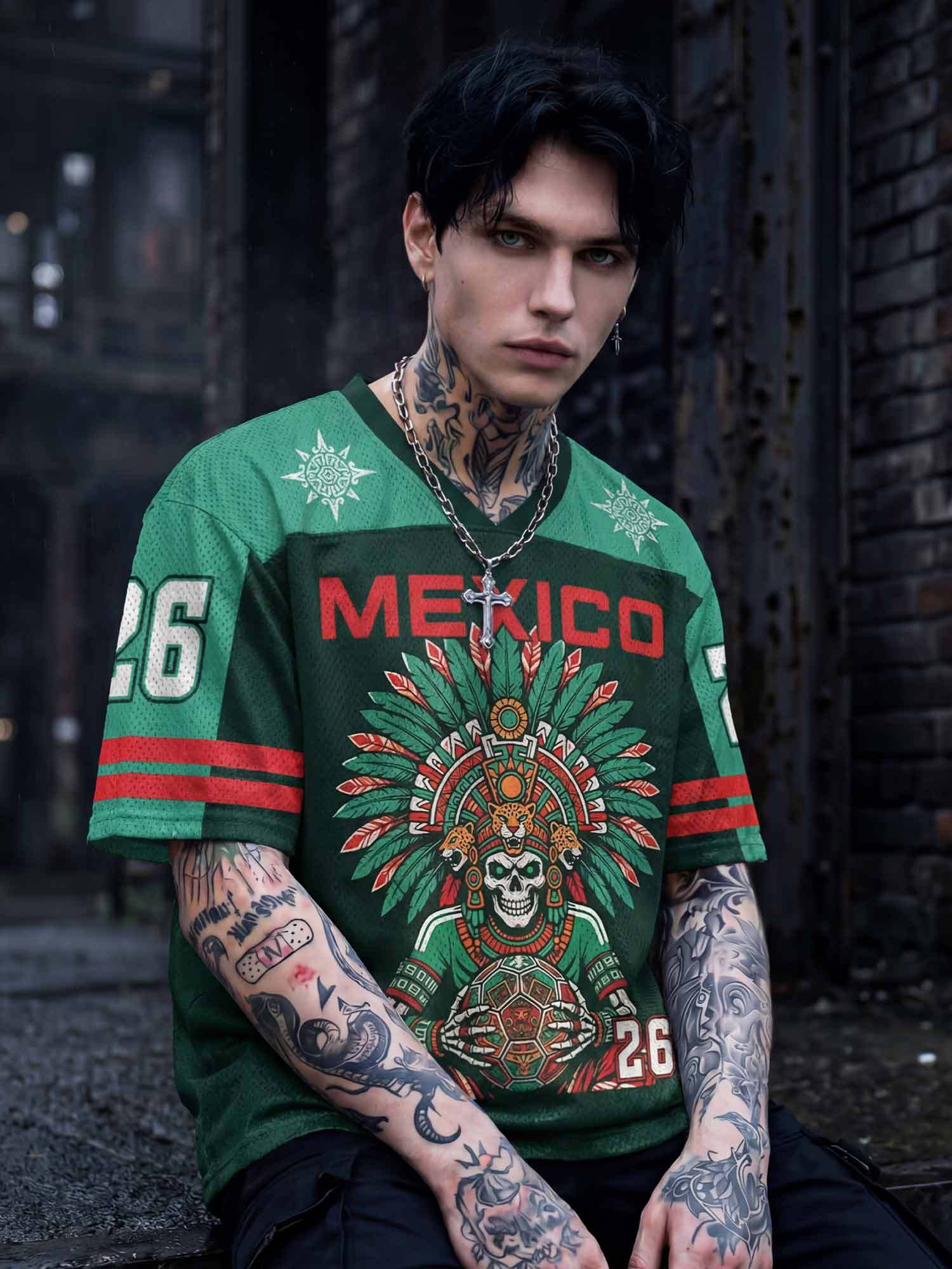 Personalized Aztec Warrior Mesh Jersey