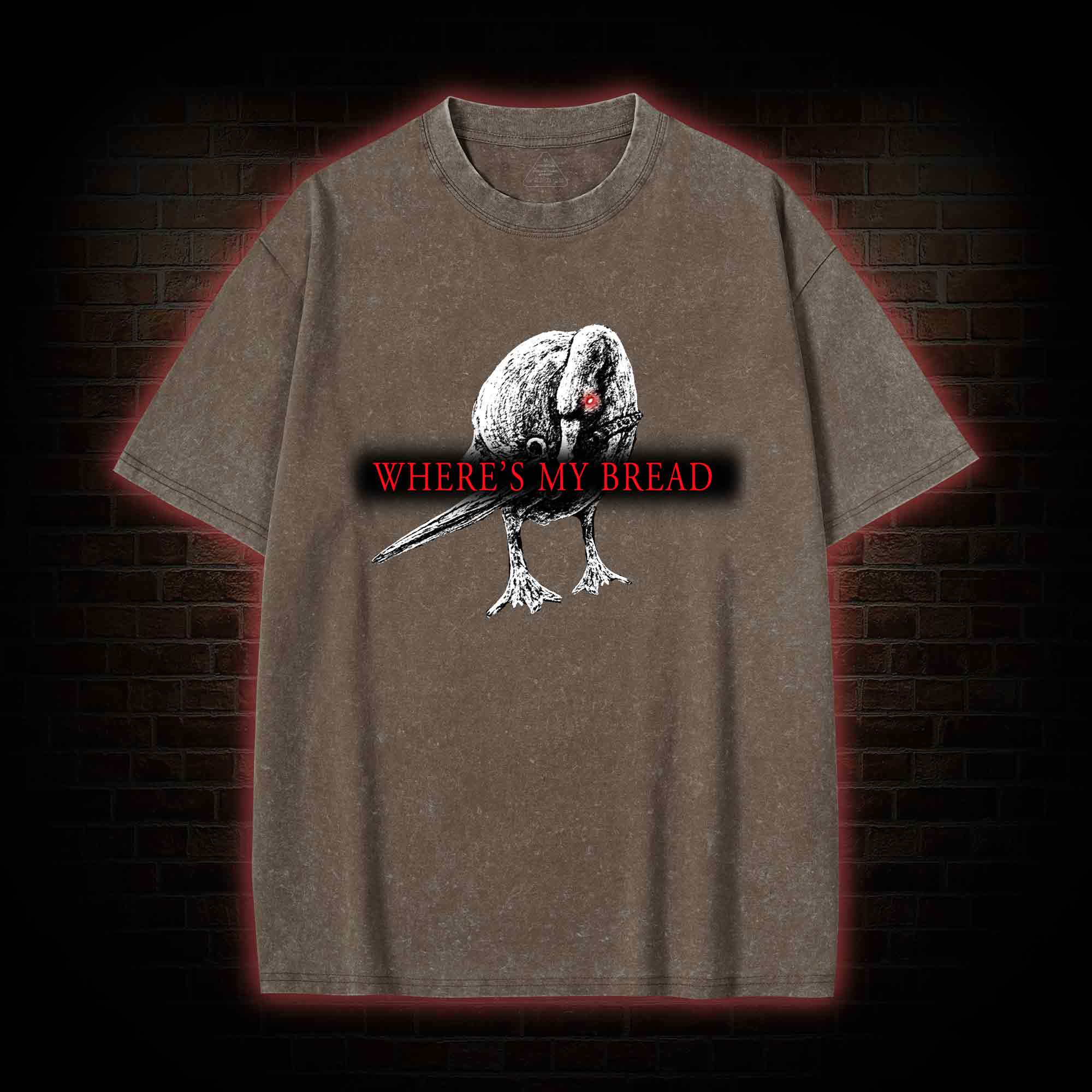 Where's My Bread Washed T-Shirt