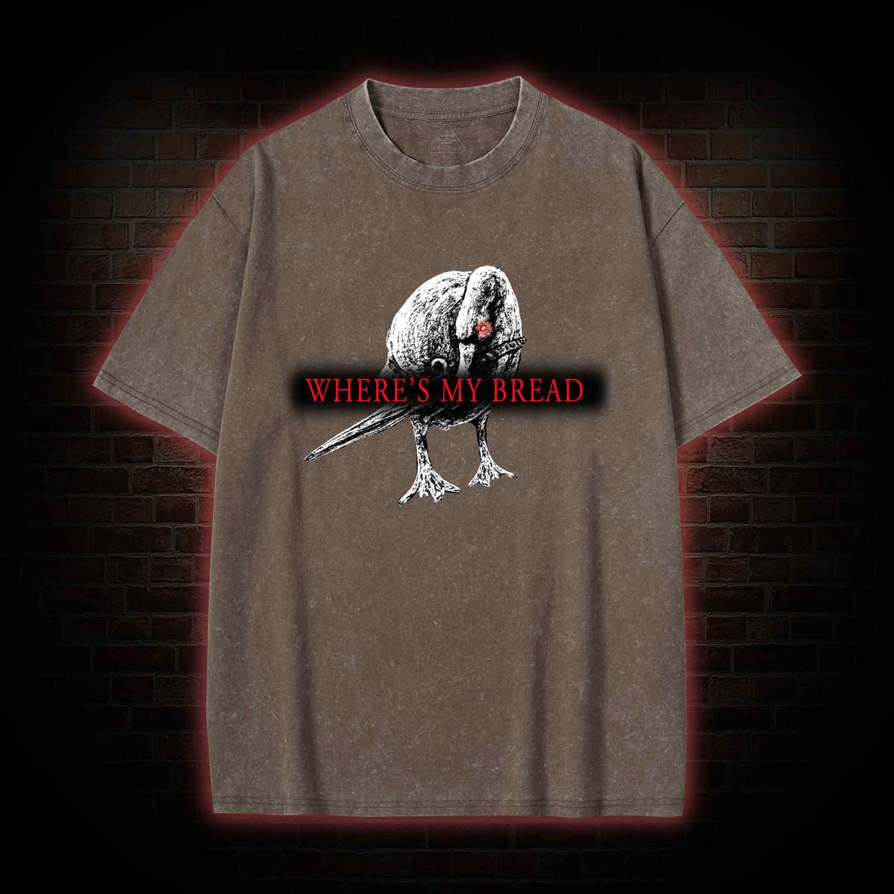 Where's My Bread Washed T-Shirt