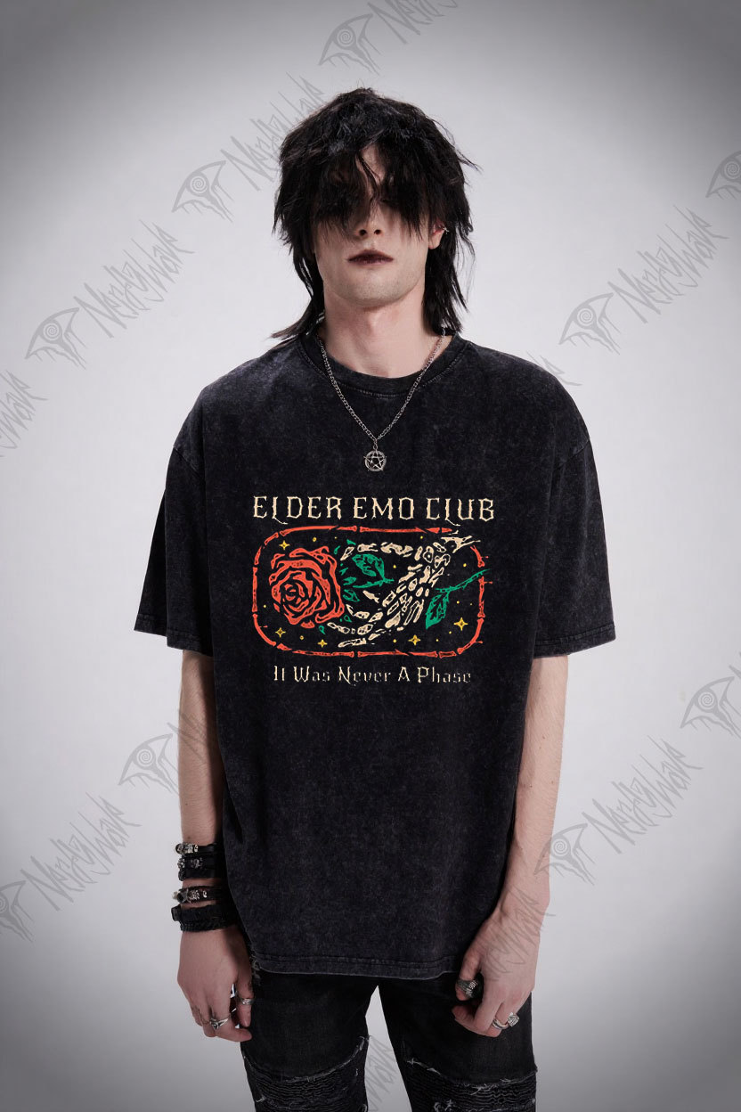 Elder Emo Club Washed T-Shirt