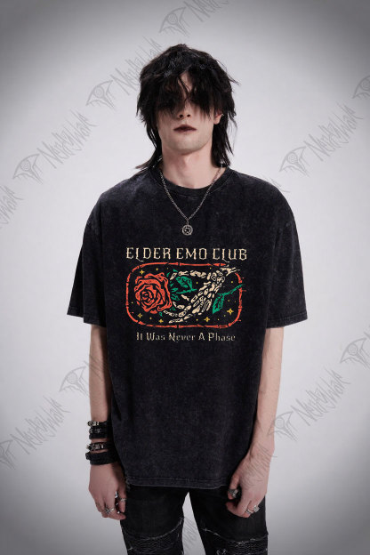 Elder Emo Club Washed T-Shirt