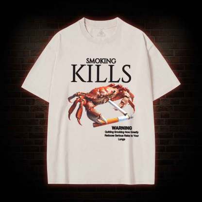 Kills Smoking Crab Washed T-shirt
